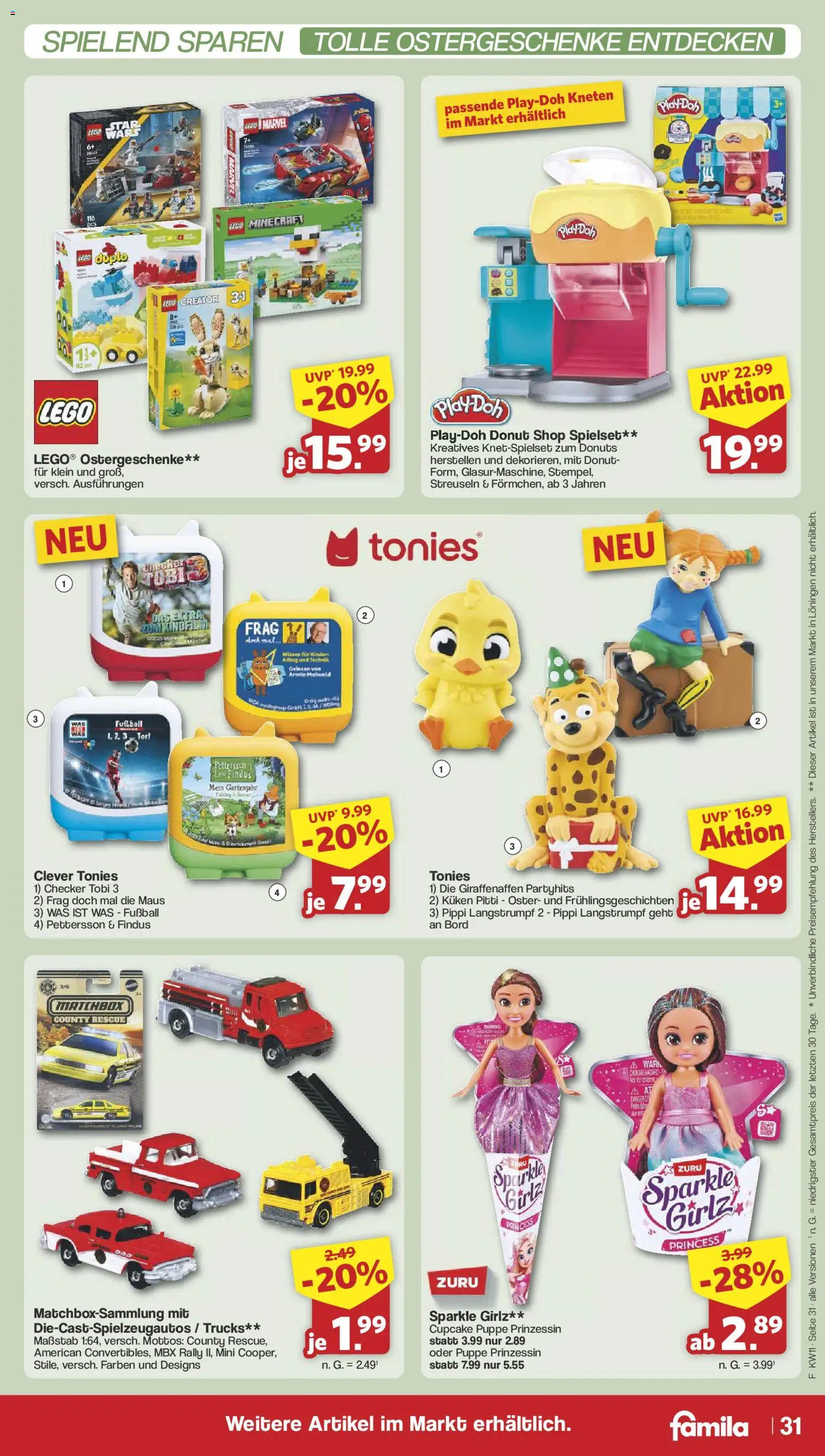 Famila Nordwest Prospekt 	 – gültig ab 09.03.2026 | Seite: 35 | Produkte: Fußball, Donuts