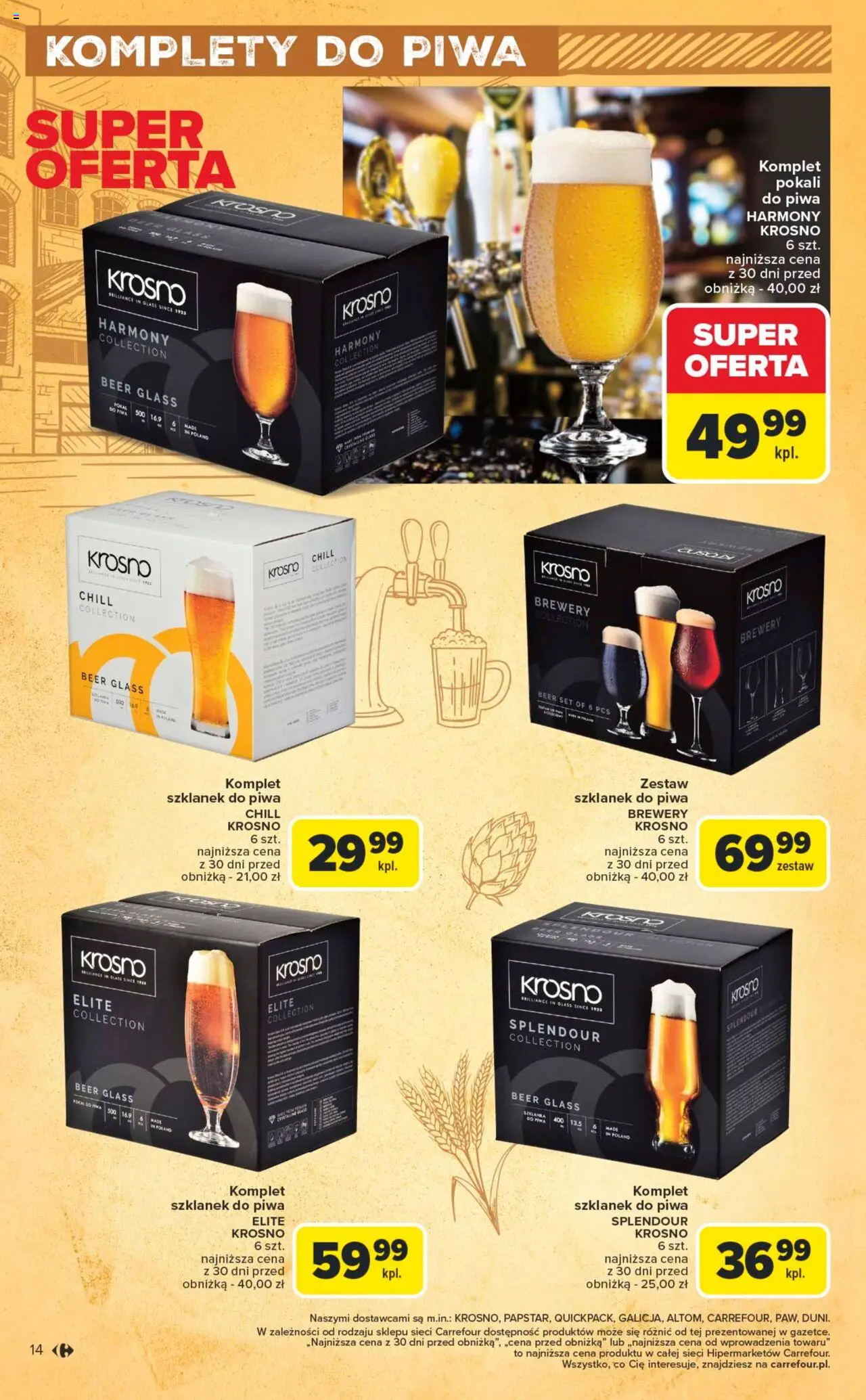 Carrefour Gazetka - Festiwal piwa od 16.06.2025 | Strona: 14 | Produkty: Szklanka
