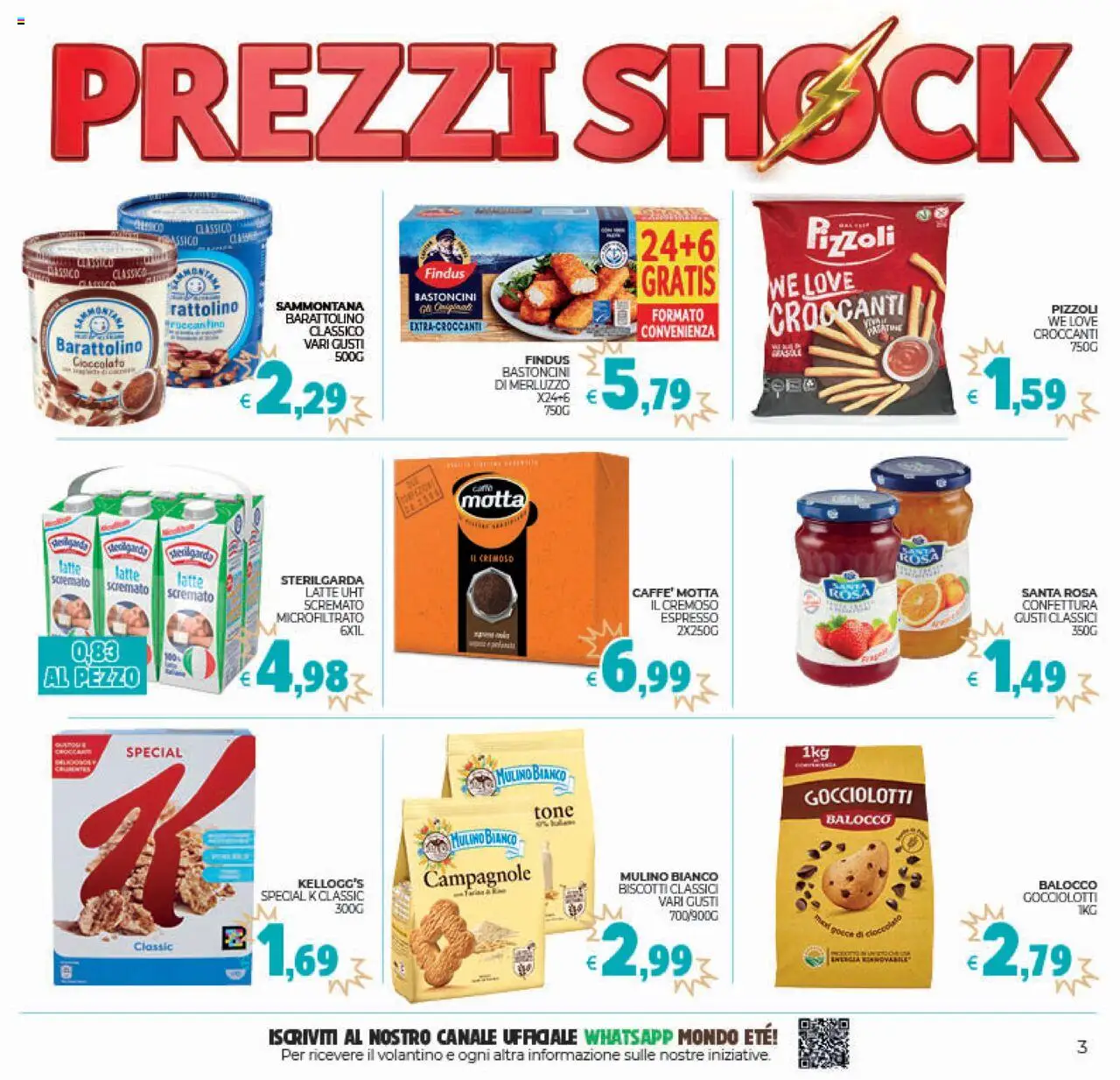 Volantino Eté del 19.08.2025 | Pagina: 3 | Prodotti: Merluzzo, Biscotti, Latte