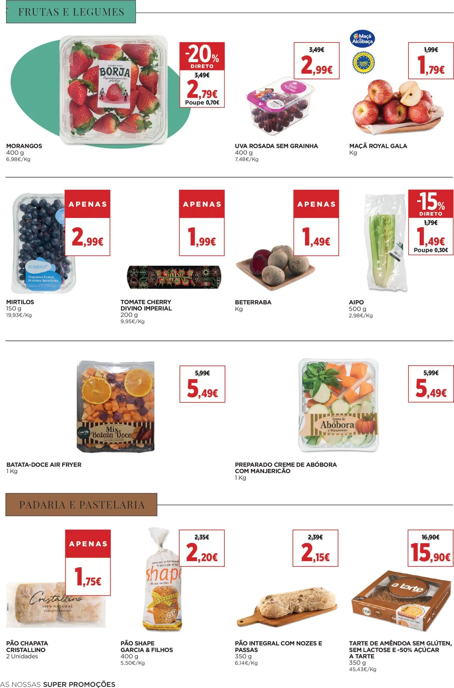 El Corte Ingles folheto │ válido de 06.04.2026 | Página: 14 | Produtos: Batata, Pão shape, Padaria, Morangos
