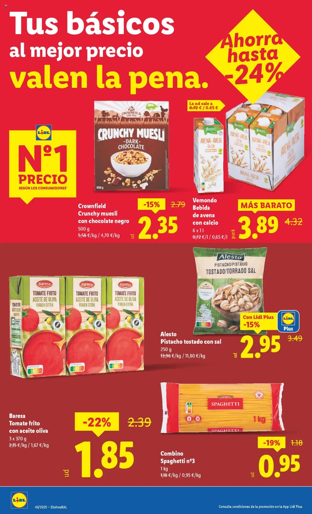 Lidl folleto │ válido desde el 20.10.2025 | Página: 2 | Productos: Aceite, Chocolate, Aceite de oliva, Bebida de avena