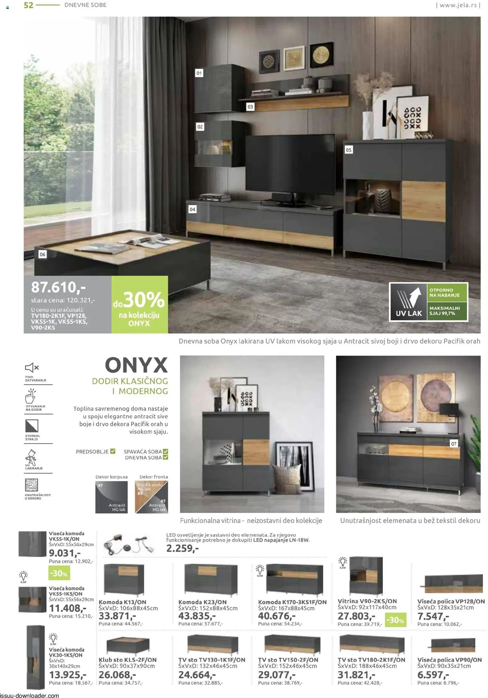 Jela katalog - važi od 09.02.2026 | Strana: 52 | Proizvode: Komoda, Polica, Sto, Orah