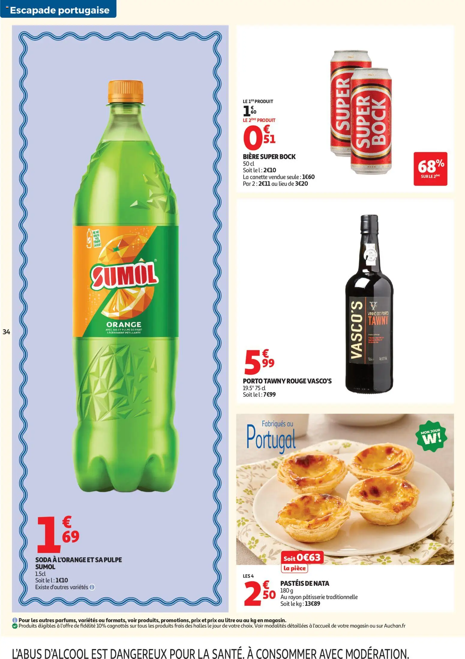 {H1} | Page: 34 | Produits: Orange, Bière