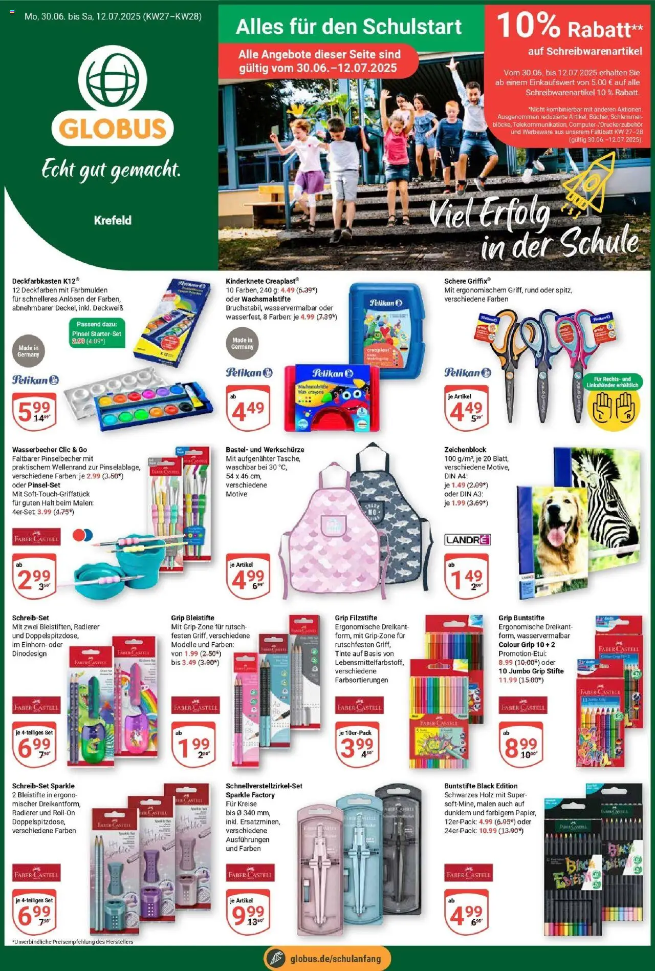 Globus prospekt Krefeld	 - gültig ab dem 29.06.2025 | Seite: 1 | Produkte: Pinsel