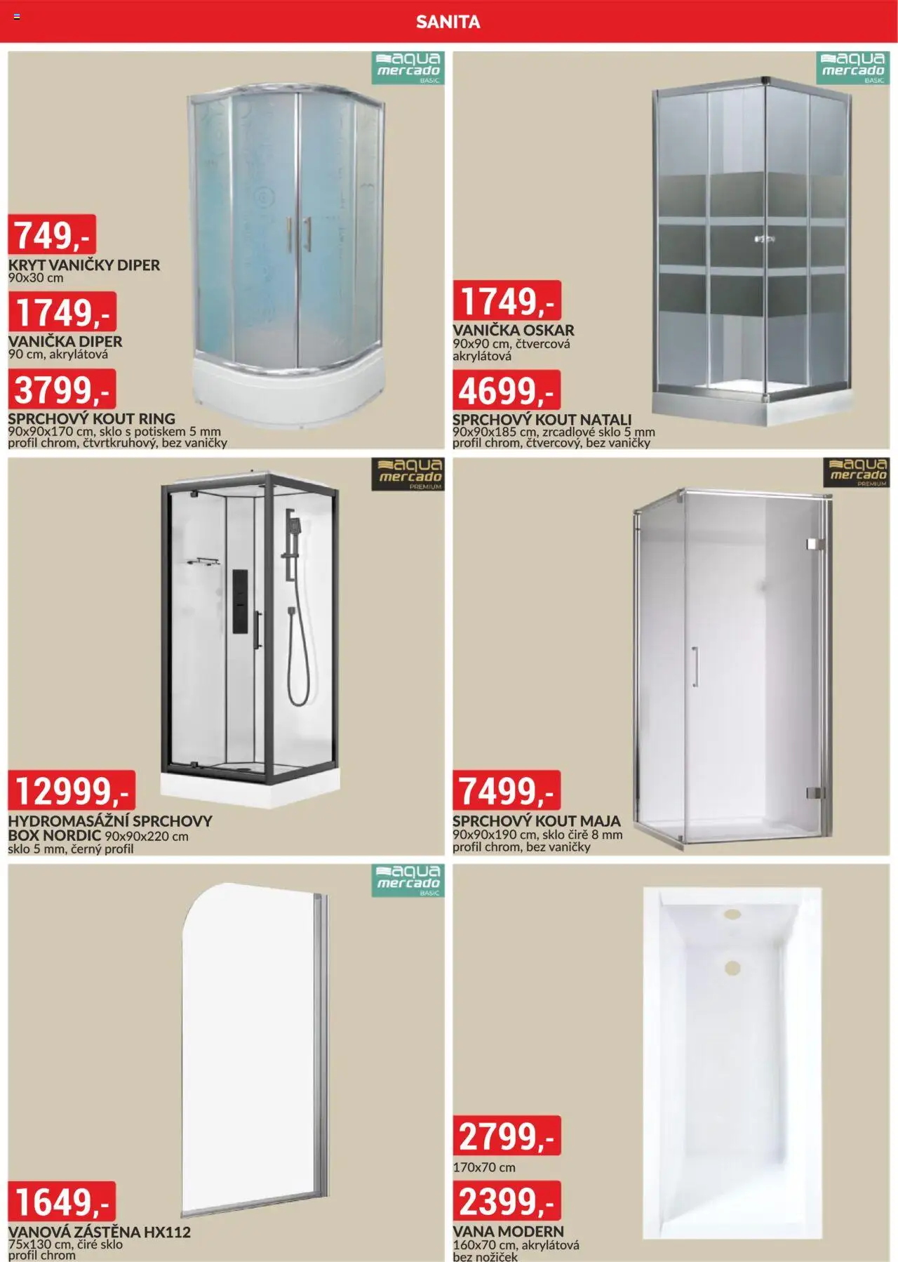 BAUMAX leták od 01.10.2025 | Strana: 4 | Produkty: Box, Vana, Sprchový kout