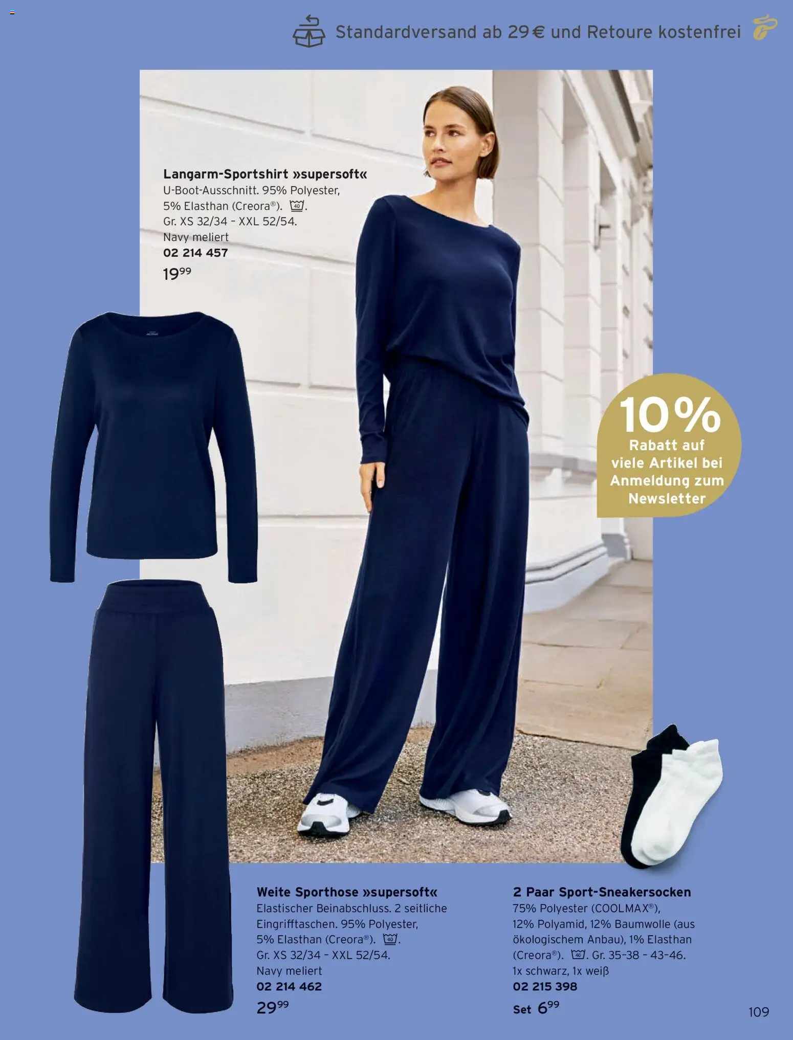 Angebote Tchibo – gültig ab 01.03.2026 | Seite: 109 | Produkte: Sporthose