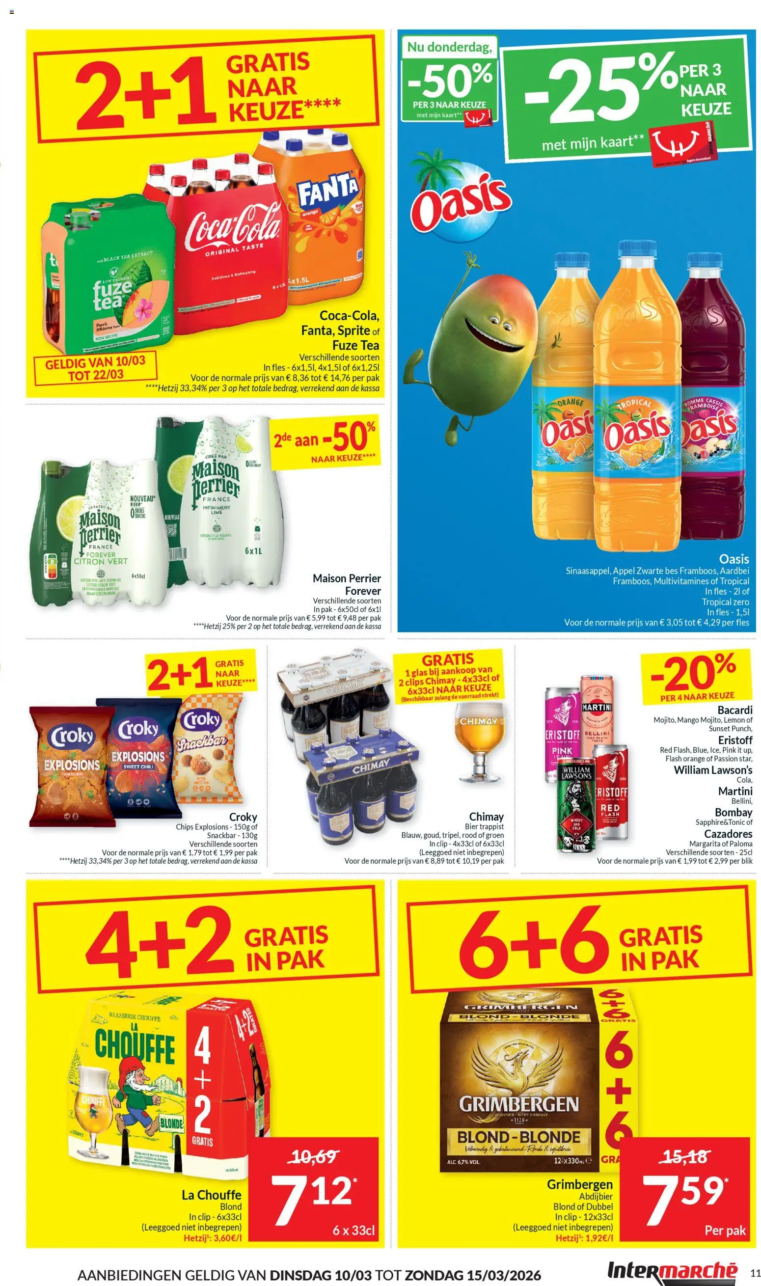 {H1} | Pagina: 11 | Producten: Bier, Fanta, Aardbei, Kaart