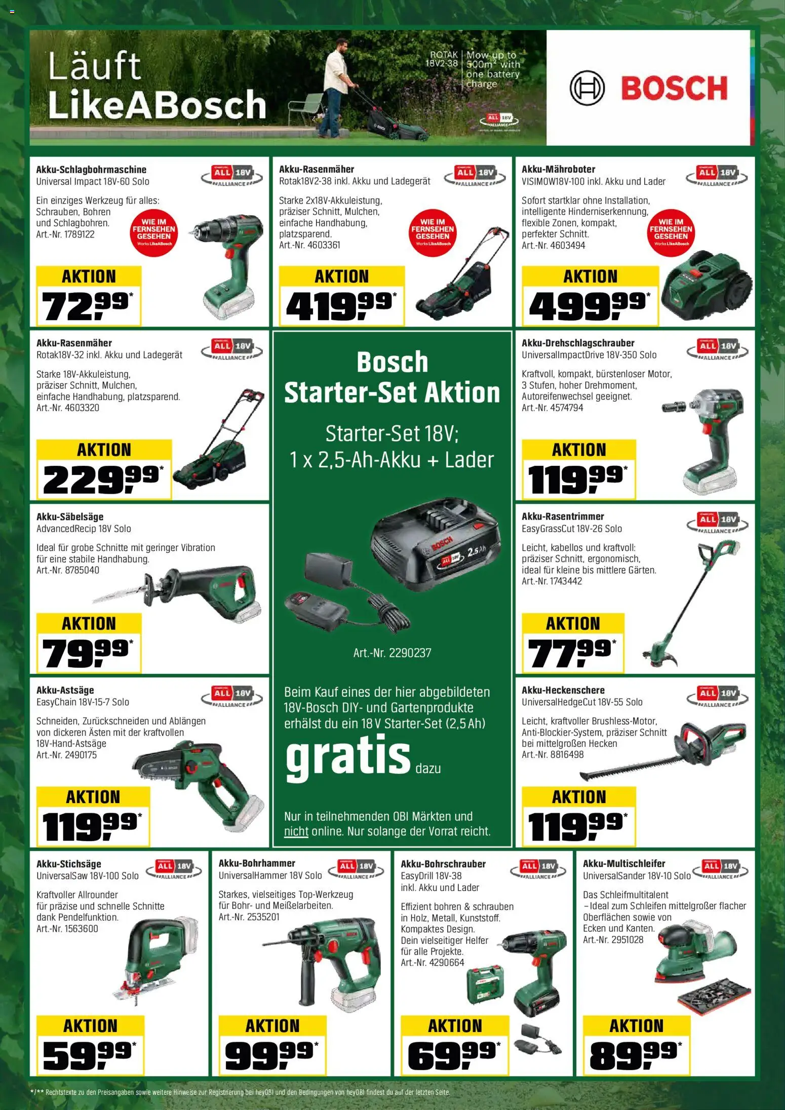 OBI Flugblatt gültig ab 26.03.2026 | Seite: 14