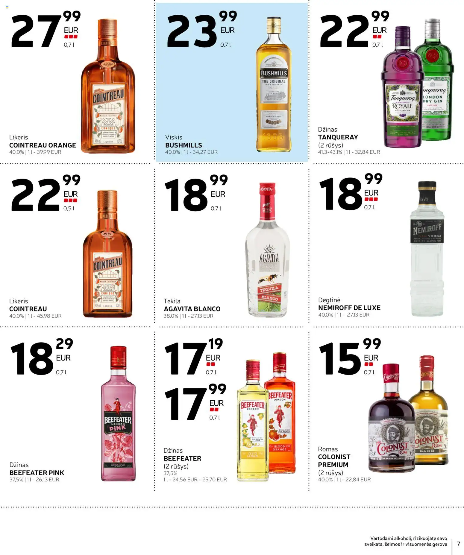 Rimi akcijos nuo 17.02.2026 | Puslapis: 7 | Prekių: Degtinė, Viskis, Džinas