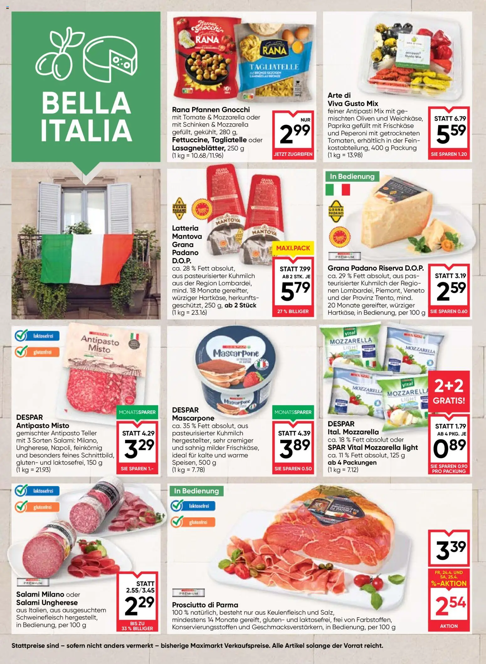 Maximarkt Flugblatt gültig ab 23.04.2026 | Seite: 6 | Produkte: Szeder, Salami, Schinken, Schweinefleisch