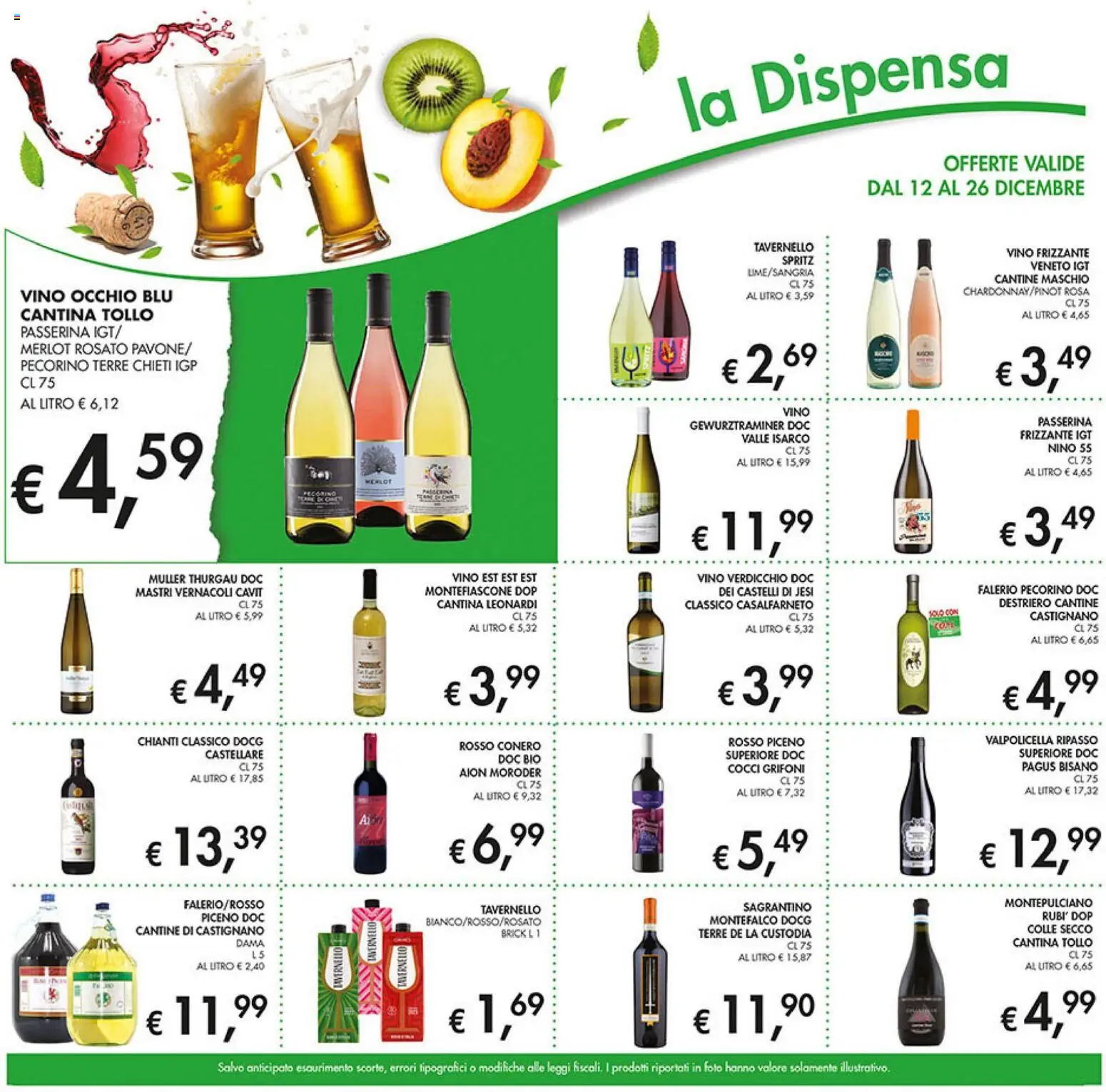 Volantino Coal del 12.12.2025 | Pagina: 11 | Prodotti: Vino, Pecorino