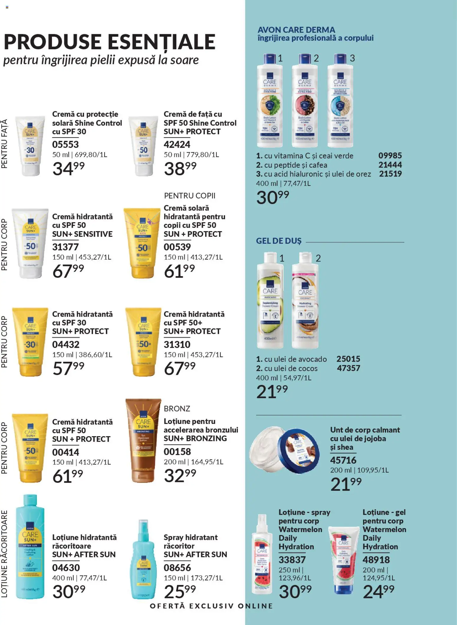 Noul catalog Avon – valabil de la 01.02.2026 | Pagină: 212 | Produse: Body, Arapsaçı, Ceai, Avocado