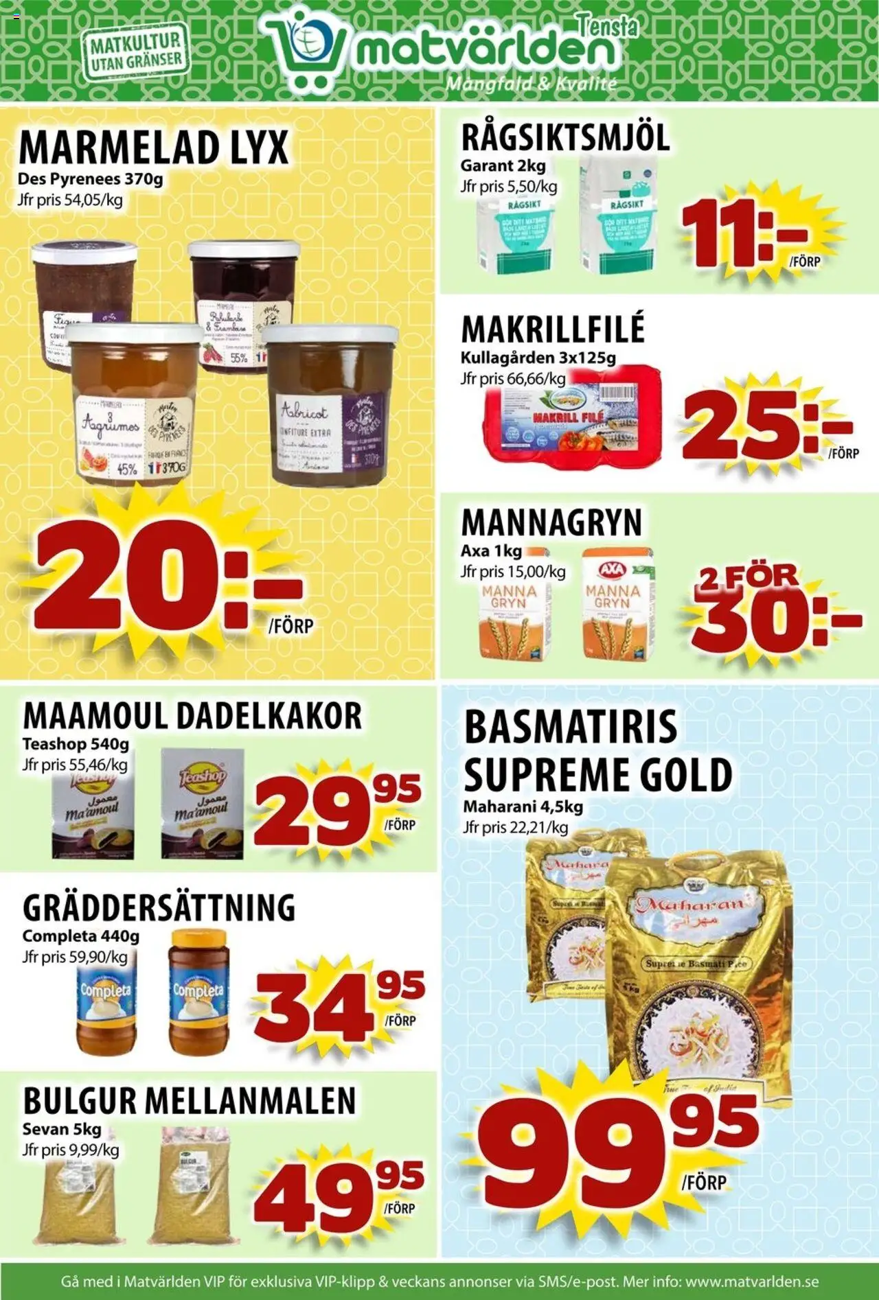 Matvärlden reklamblad aktuell från 20.10.2025 | Sida: 4