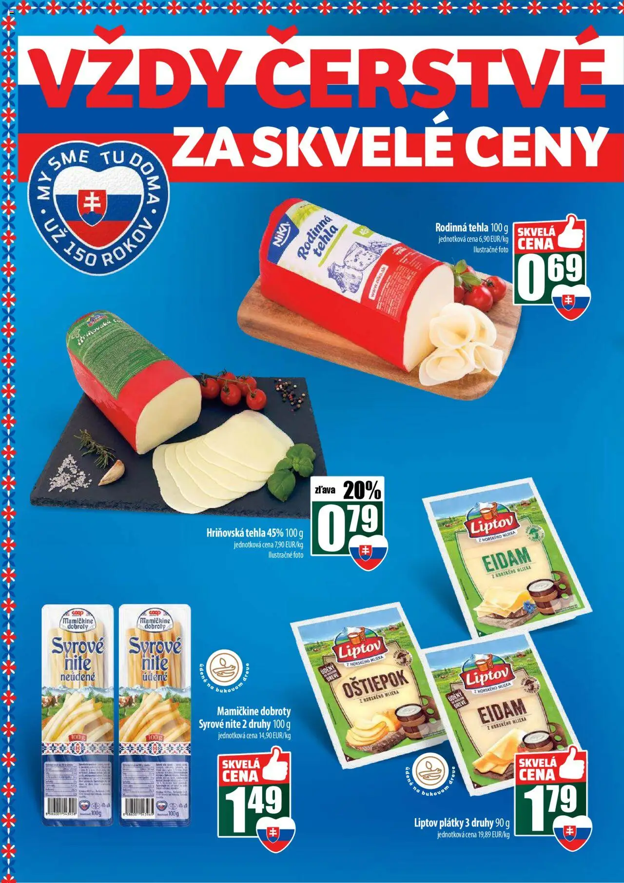 Nové COOP Jednota akcie – leták je platný od 02.10.2025 | Strana: 6 | Produkty: Eidam