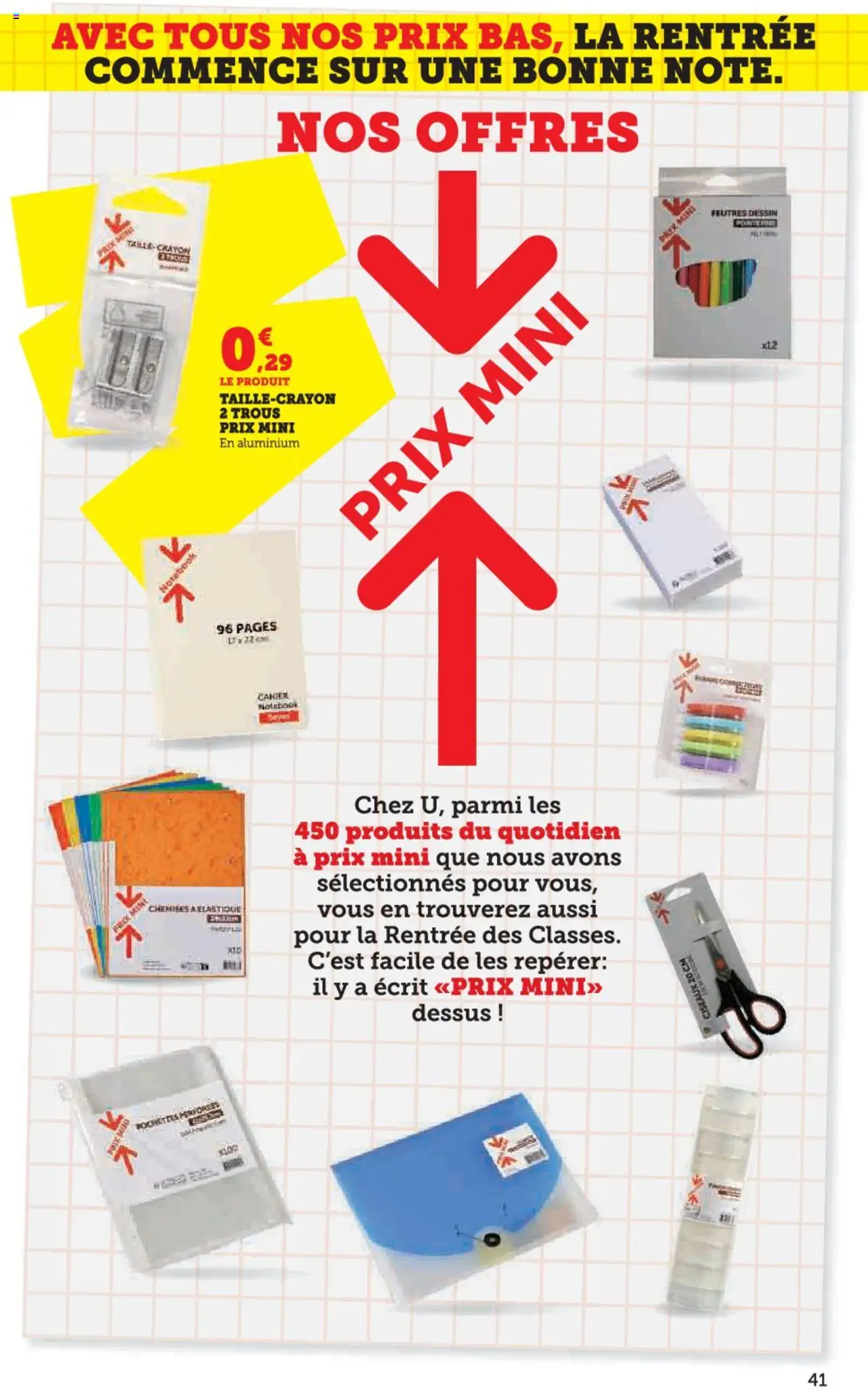  | Page: 41 | Produits: Crayon, Notebook, Ciseaux