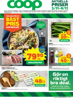 Coop - Almunge - Förhandsvisning av reklamblad från butik Coop aktuell från 03.11.2025