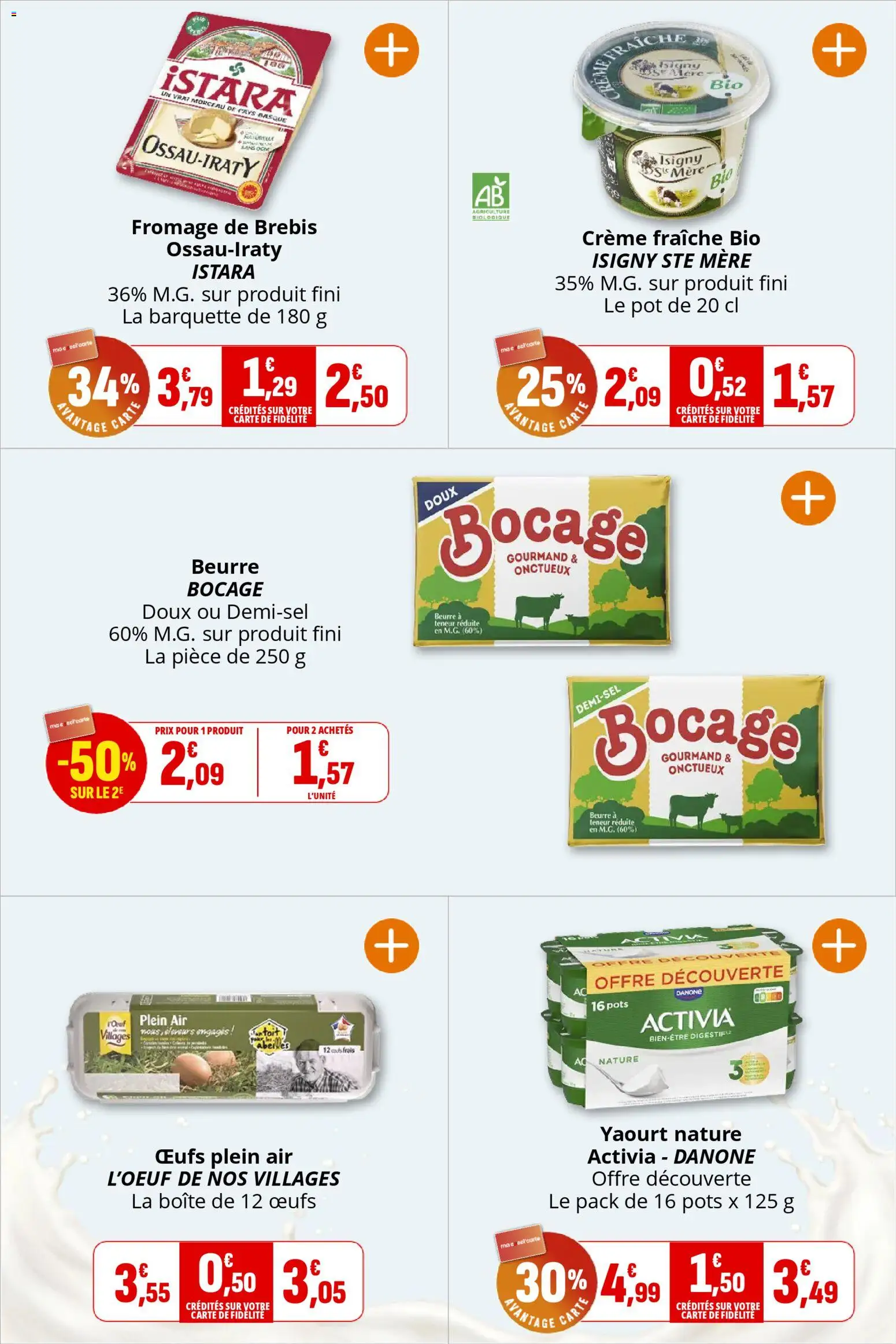 {H1} | Page: 13 | Produits: Digestif, Fromage, Œufs, Crème