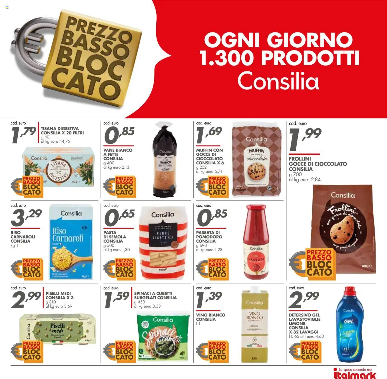 Volantino Italmark del 17.09.2025 | Pagina: 31 | Prodotti: Riso, Pomodoro, Vino, Lavastoviglie