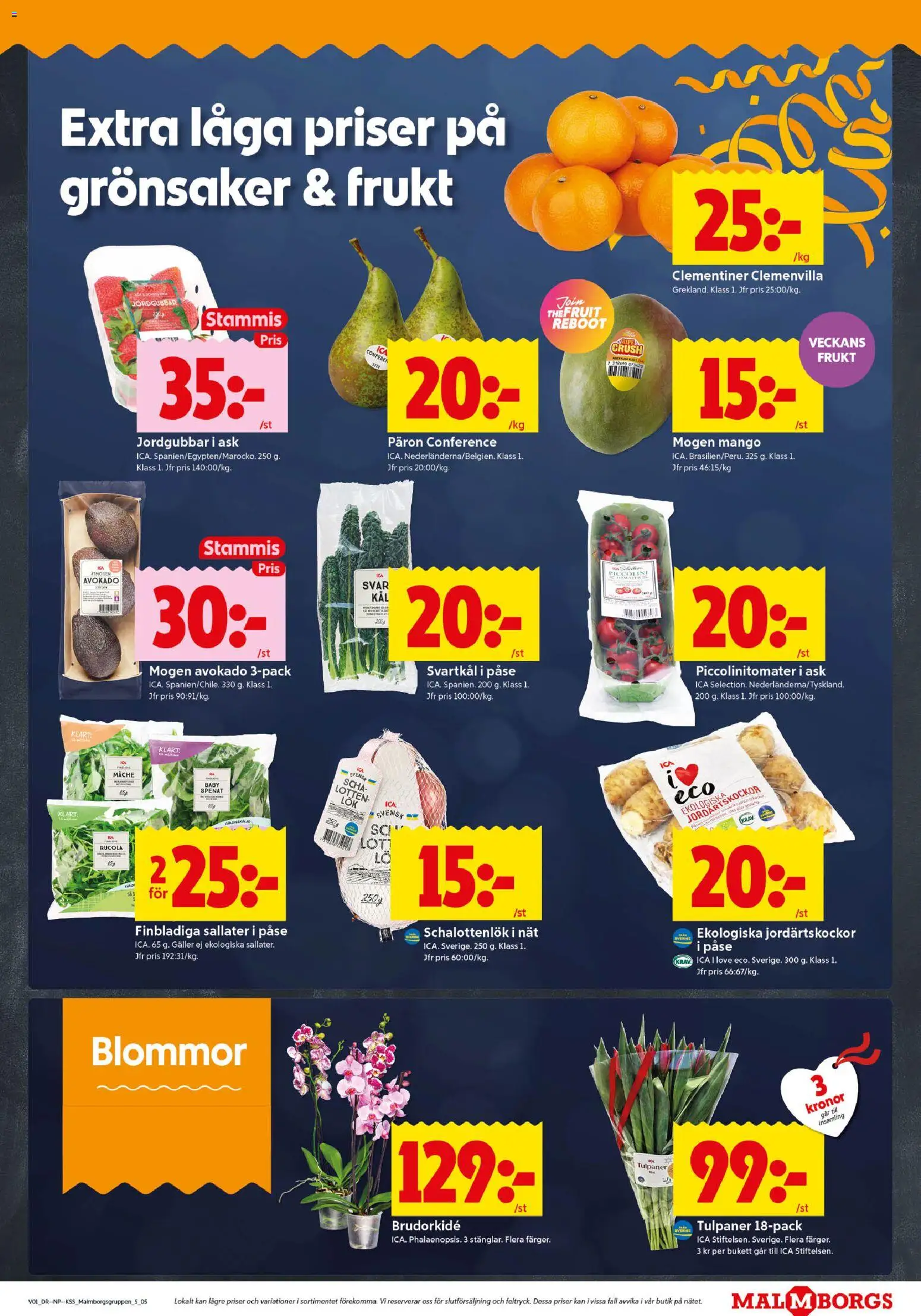 ICA Kvantum reklamblad aktuell från 30.12.2025 | Sida: 5 | Produkter: Galler, Spenat, Schalottenlök, Jordgubbar