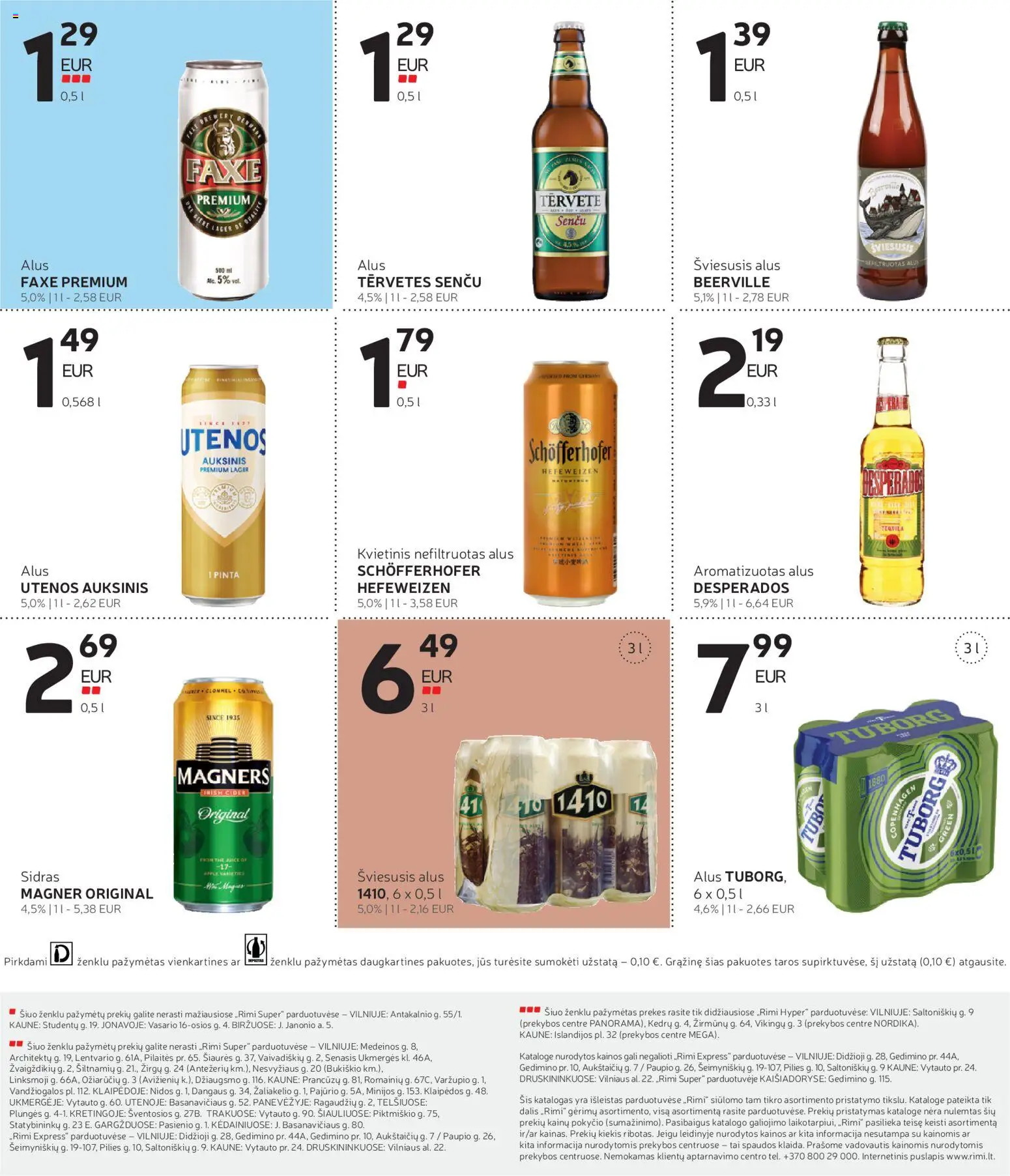 Rimi akcijos nuo 03.03.2026 | Puslapis: 9 | Prekių: Alus