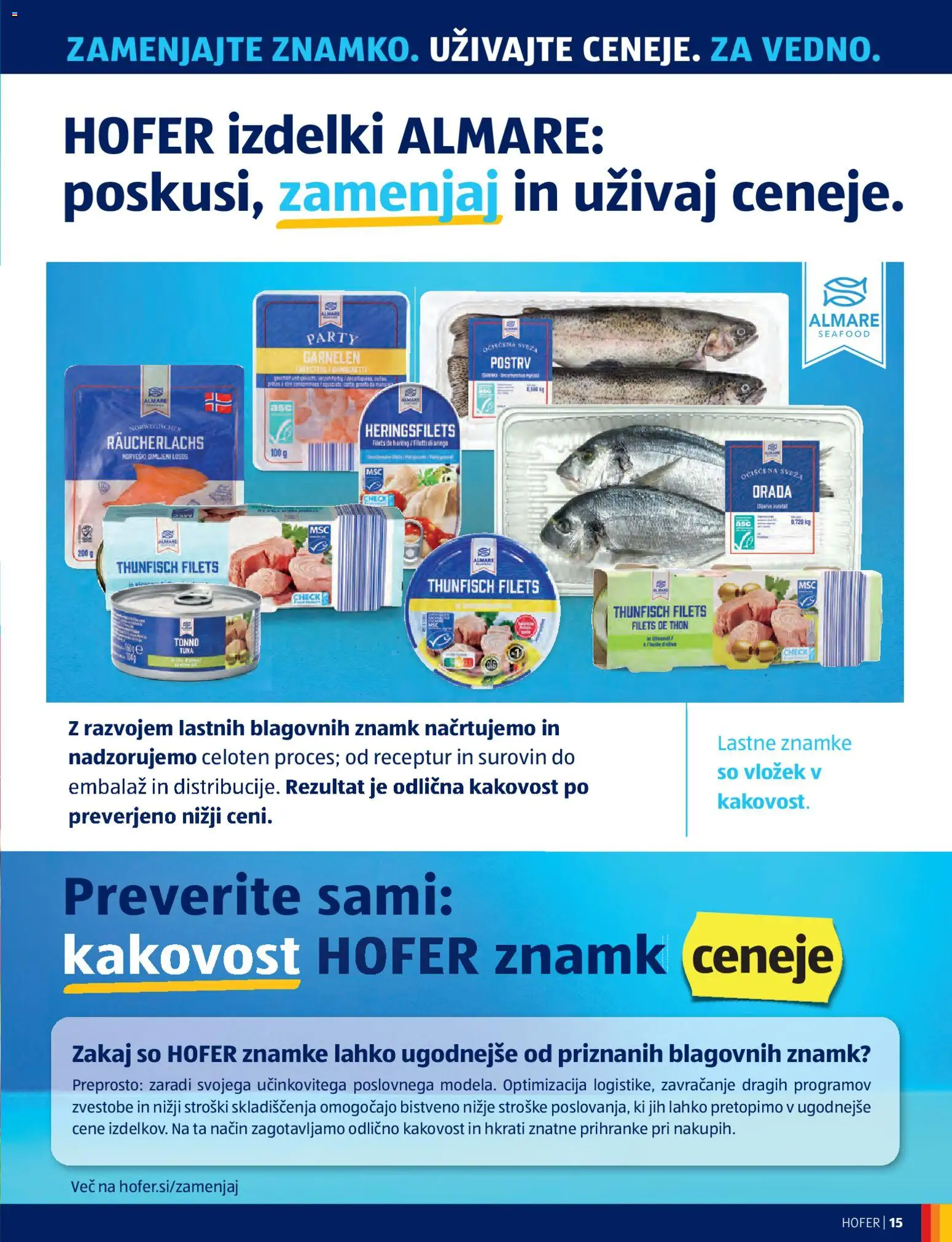 Novi Hofer katalog ponudbe – veljaven od 01.04.2026 | Stran: 15