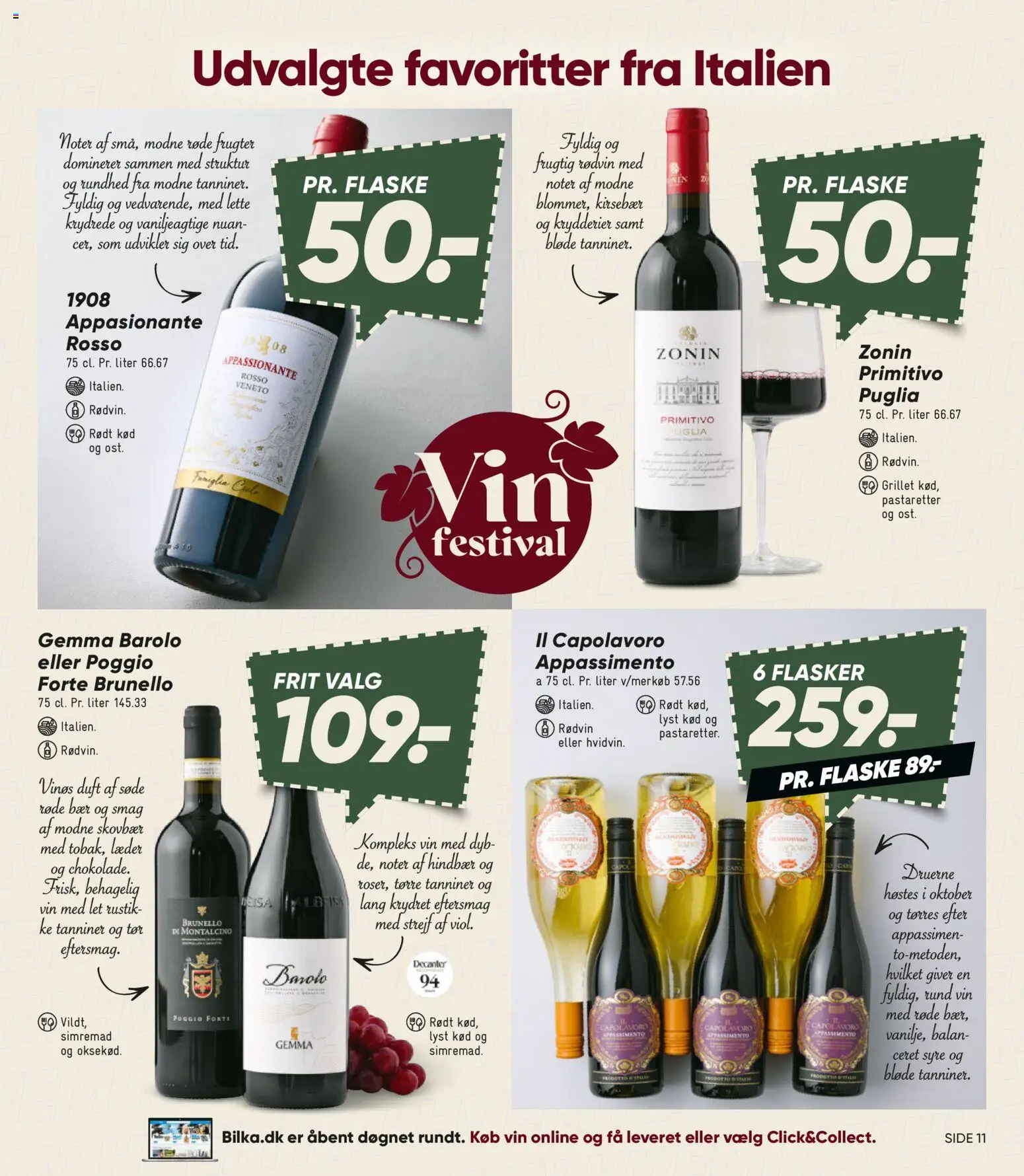 Bilka tilbudsavis – gyldig fra 24.04.2026 | Side: 11 | Produkter: Duft, Vin, Kirsebær, Hindbær