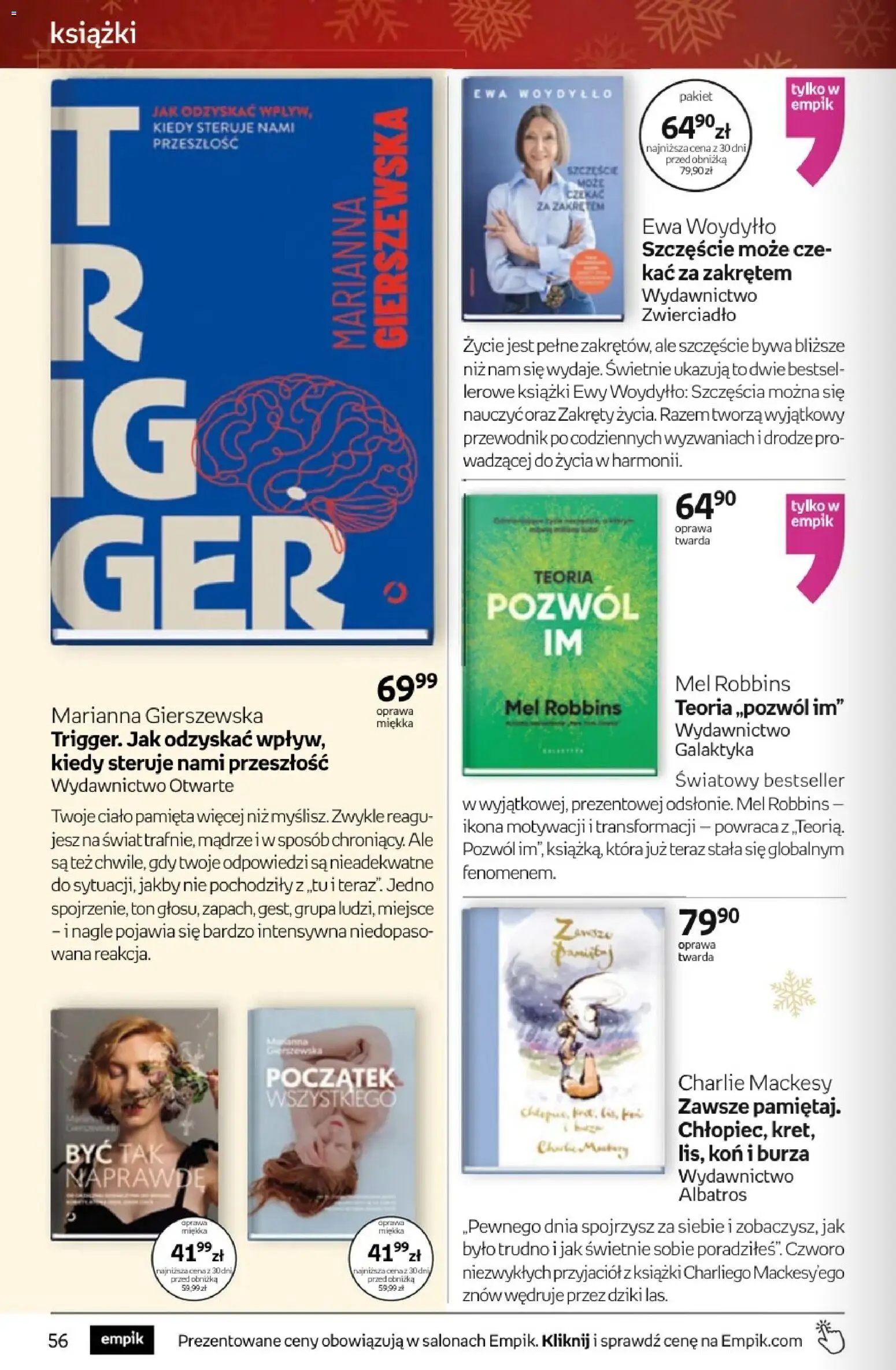 Empik promocje - Tom kultury Książki od 12.11.2025 | Strona: 56 | Produkty: Książki