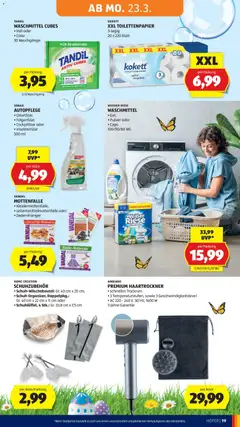 Hofer Flugblatt ab 23.03.2026 gültig | Seite: 27 | Produkte: Haartrockner, Waschmittel
