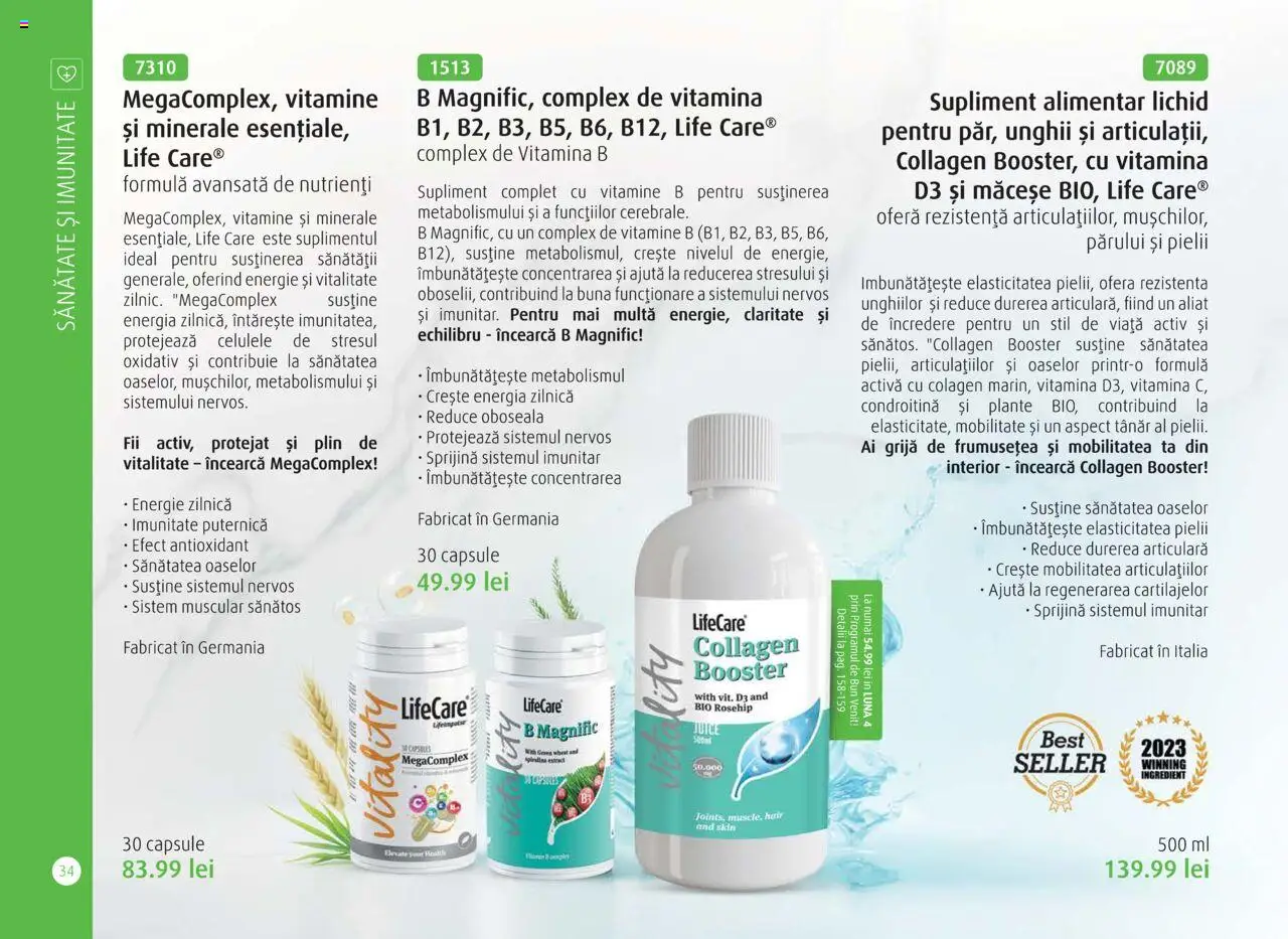 Noul catalog Life Care – valabil de la 01.10.2025 | Pagină: 36 | Produse: Şerit ödül