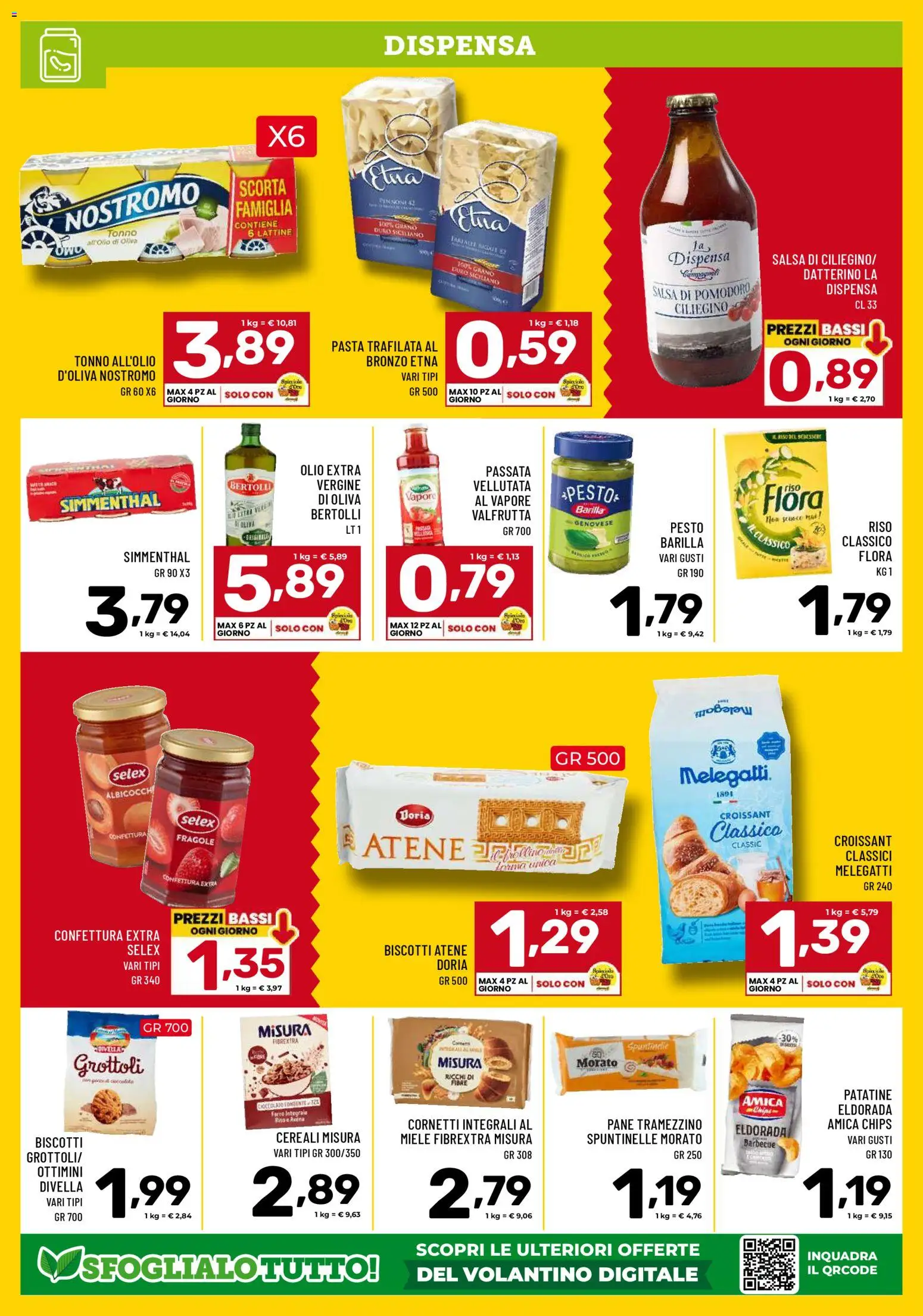 Volantino Il Centesimo del 18.03.2026 | Pagina: 8 | Prodotti: Pane, Fragole, Salsa, Miele