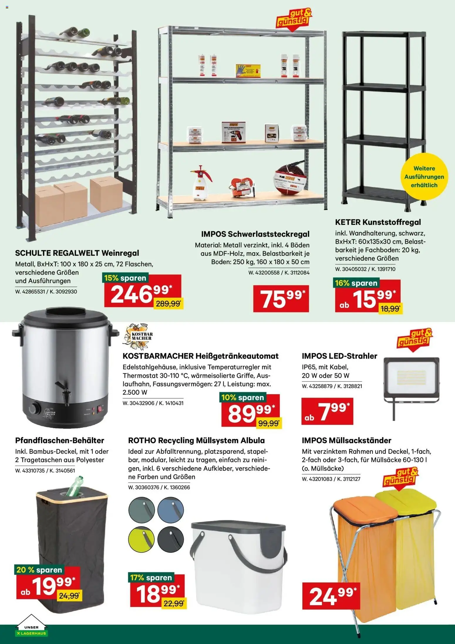 Lagerhaus - Lagerhaus: Wochenangebote gültig ab 18.01.2026 | Seite: 9