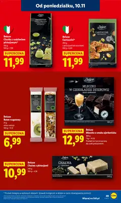 Pogląd oferty "Lidl Gazetka" - ważna od 10.11.2025 | Strona: 49 | Produkty: Limonka, Kakao, Cantuccini, Czekolada