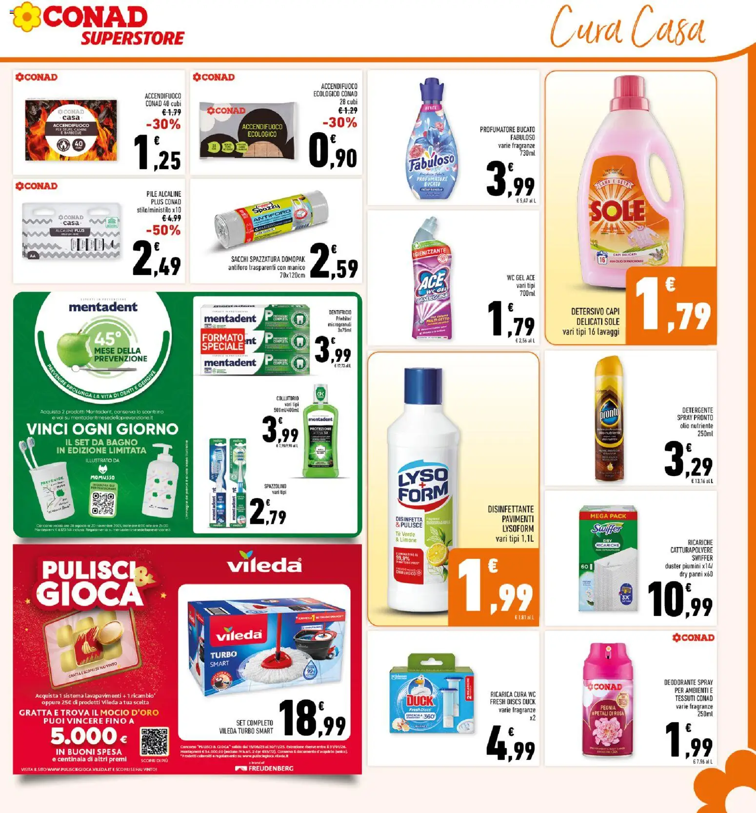Volantino Conad del 06.11.2025 | Pagina: 25 | Prodotti: Deodorante, Collutorio, Detergente, Olio