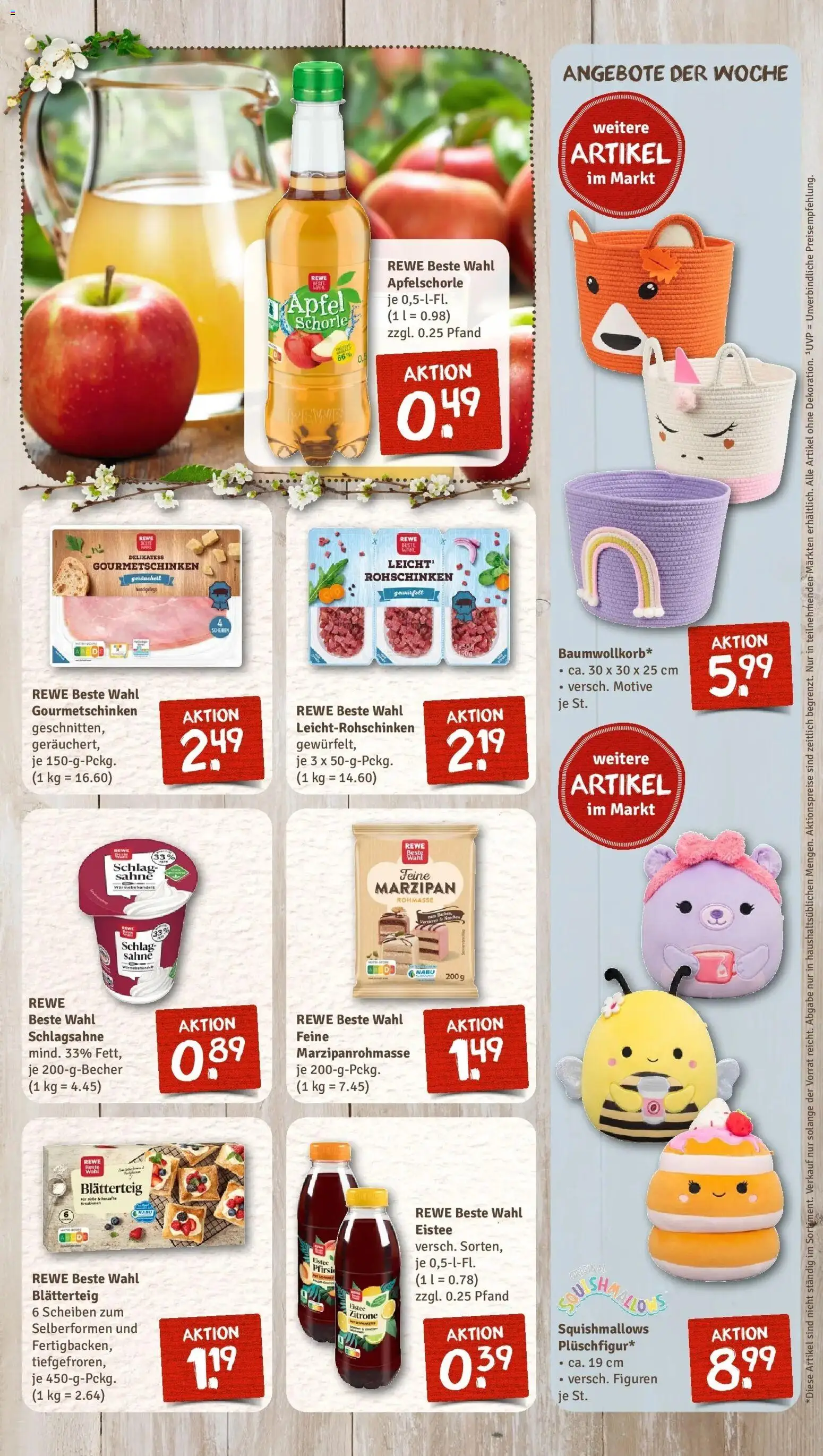 Rewe Prospekt Neuhaus Am Inn	 – gültig ab 15.03.2026 | Seite: 7 | Produkte: Äpfel, Apple, Zitrone, Sahne