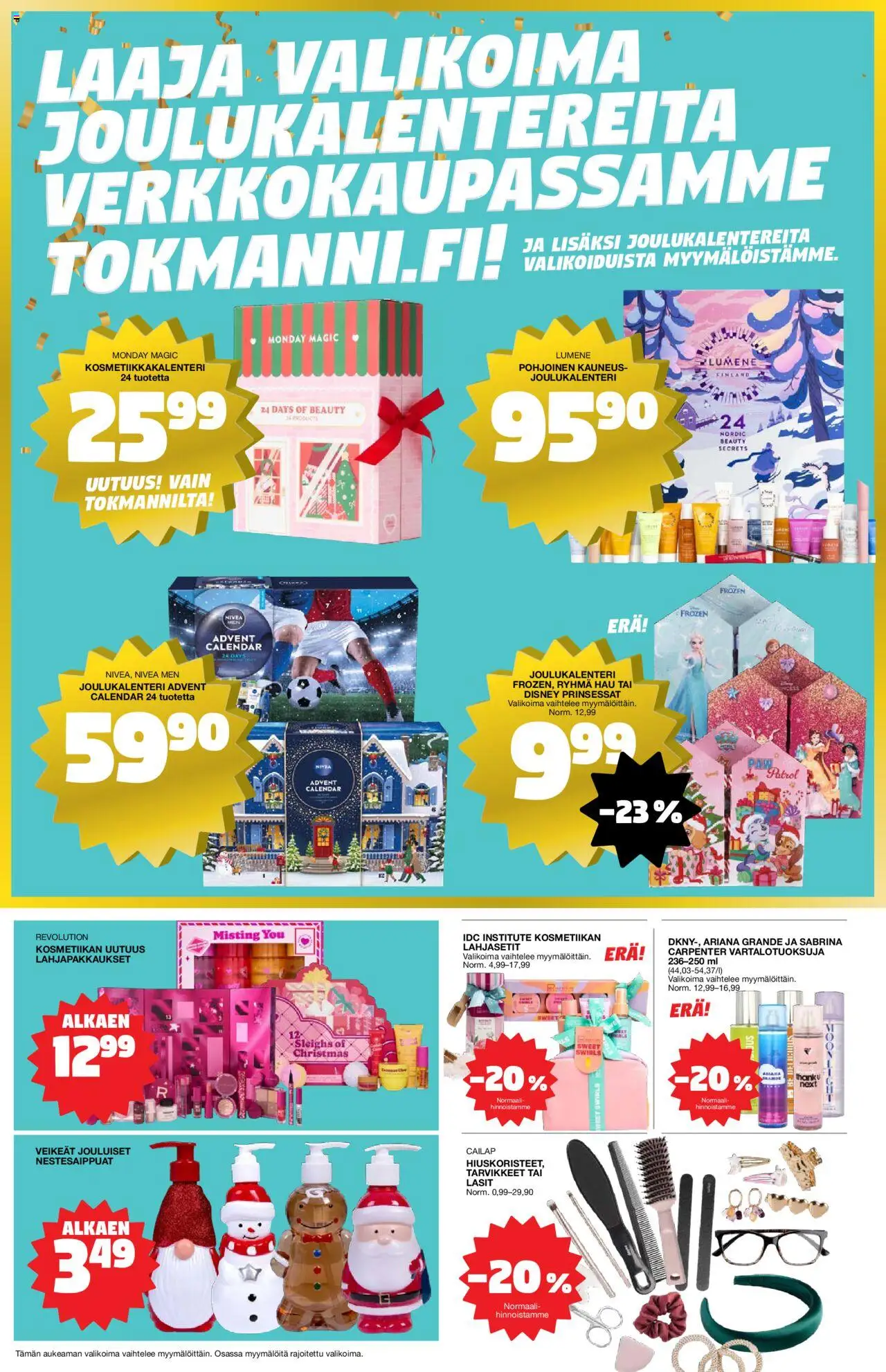 Tokmanni tarjoukset – voimassa 20.10.2025 alkaen | Sivu: 8 | Tuotteet: Joulukalenteri