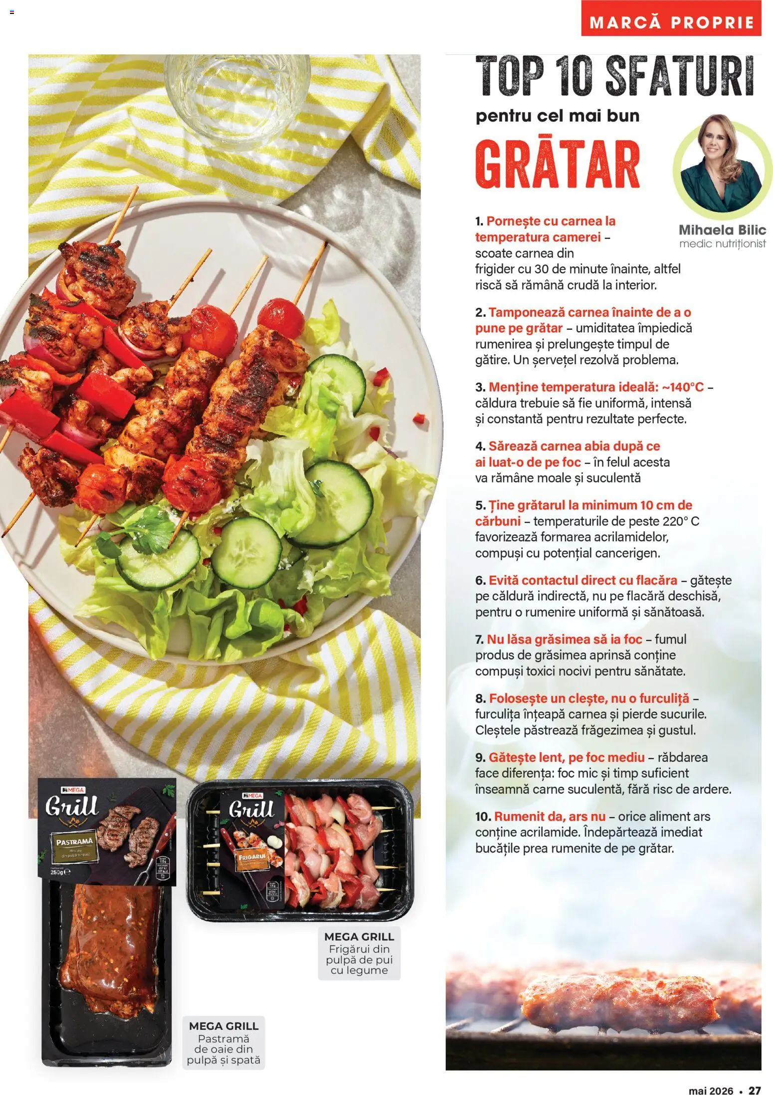 Noul catalog Mega Image – valabil de la 23.04.2026 | Pagină: 27 | Produse: Grill, Top, Gin, Legume
