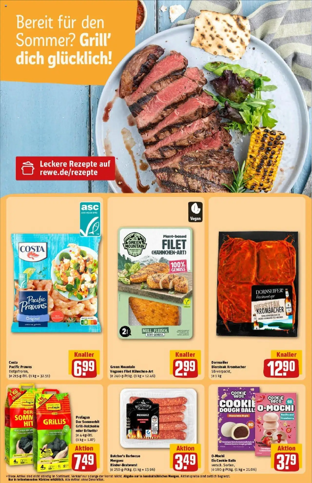 Rewe prospekt Euskirchen	 - gültig ab dem 27.07.2025 | Seite: 20 | Produkte: Krombacher, Steak, Eis