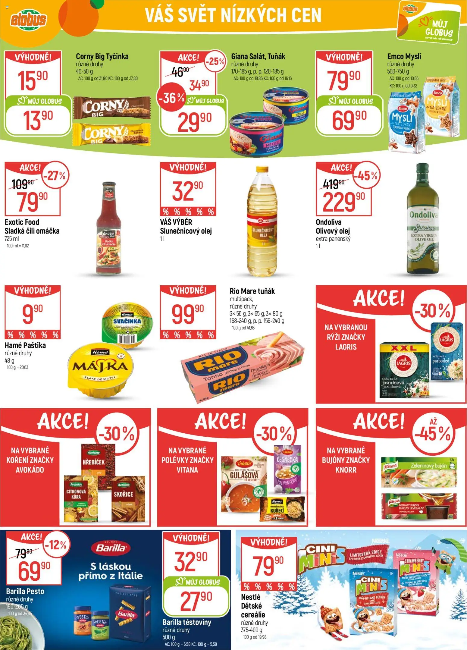 Globus leták - Opava od 03.12.2025 | Strana: 34 | Produkty: Cereálie, Rio mare, Knorr, Avokádo