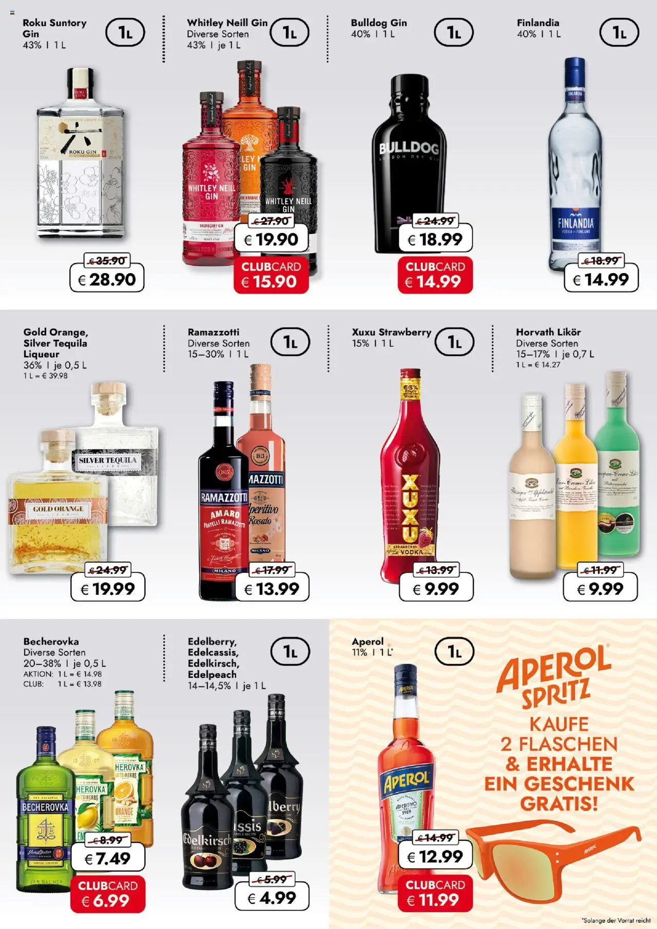 Travel Free leták od 13.06.2025 | Strana: 3 | Produkty: Vodka, Aperitivo, Becherovka, Dry gin