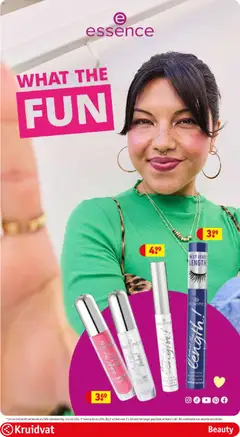 what the fake! PLUMPING LIPGLOSS, Plumping lipgloss - Voorbeeld van een folder van Kruidvat, geldig van 16.03.2026 | Pagina: 19 | Producten: Kan, Mascara, Lipgloss