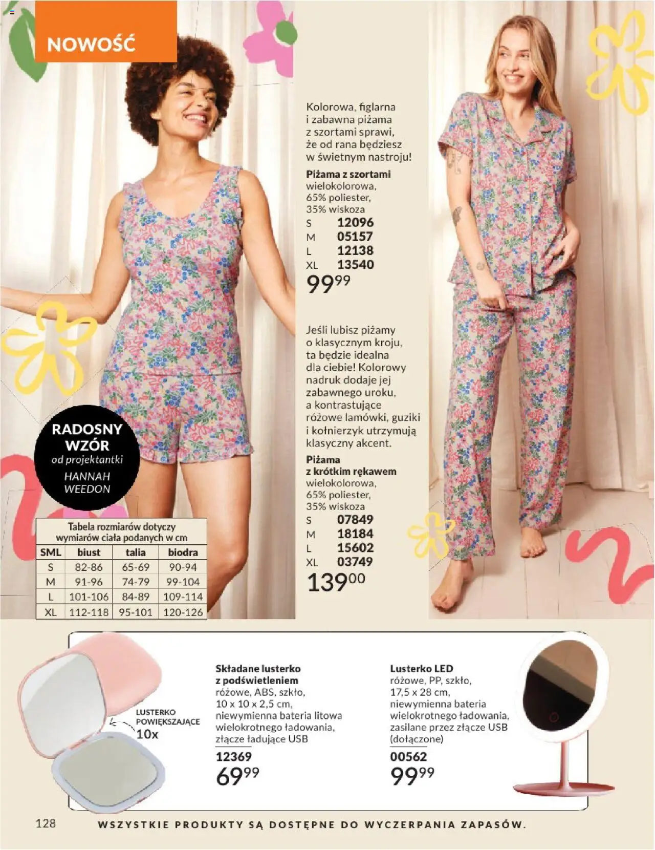 Avon Katalog 08 2025 od 01.08.2025 | Strona: 128 | Produkty: Piżama, Złącze, USB, Bateria