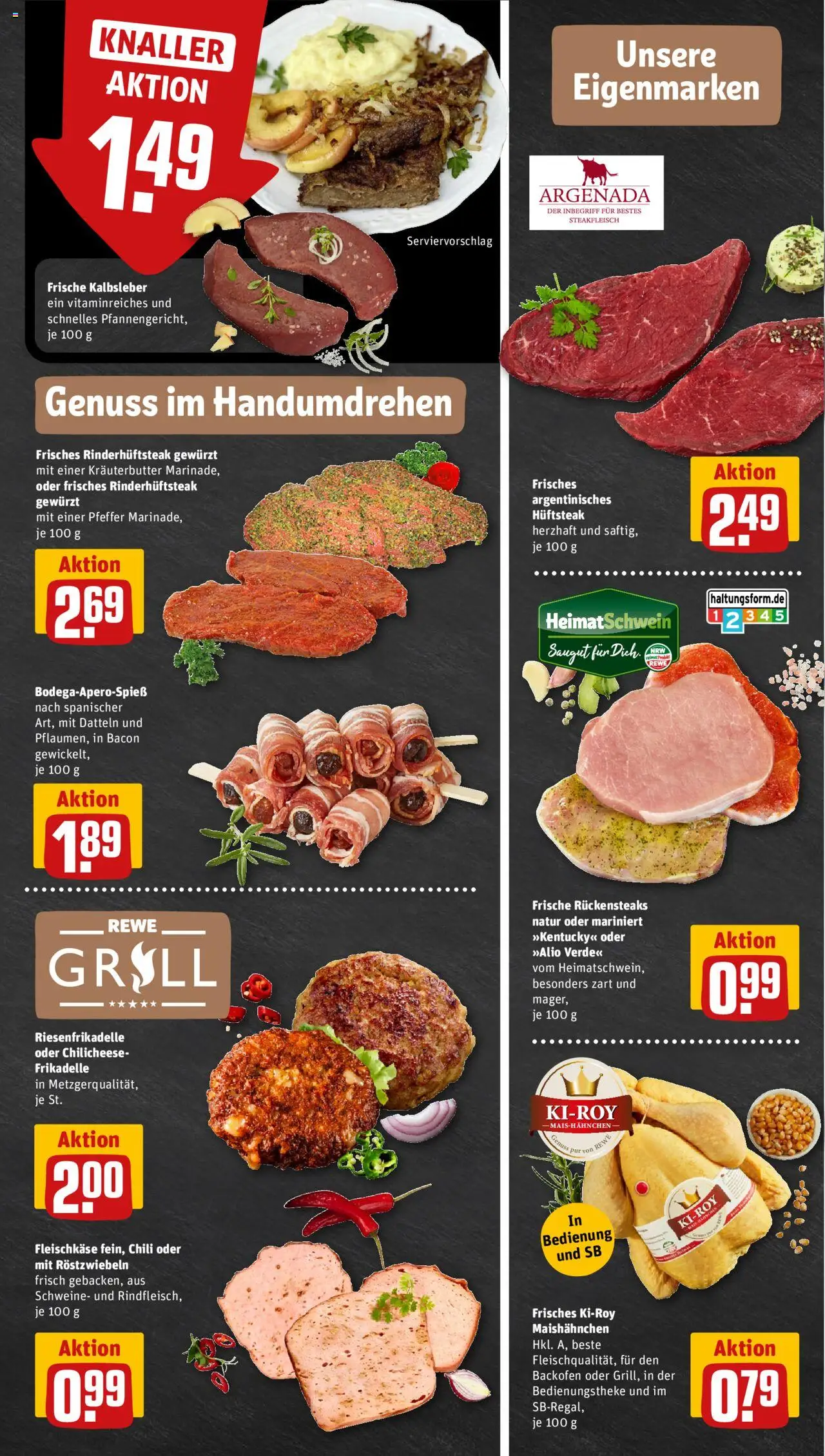 Rewe ihr Kaufpark Prospekt 	 – gültig ab 13.10.2025 | Seite: 7 | Produkte: Kräuterbutter, Kalbsleber, Pfeffer, Chili