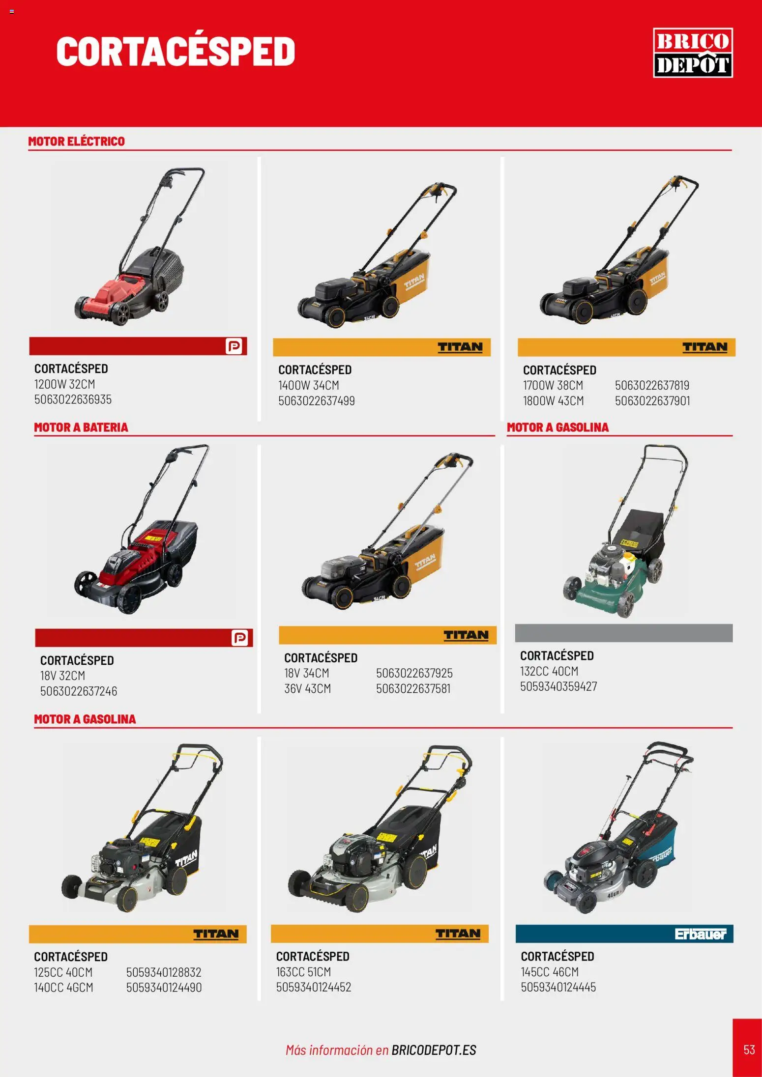 Brico Depôt folleto Jardín 2026 │ válido desde el 02.04.2026 | Página: 53 | Productos: Απολυμαντικό, Batería