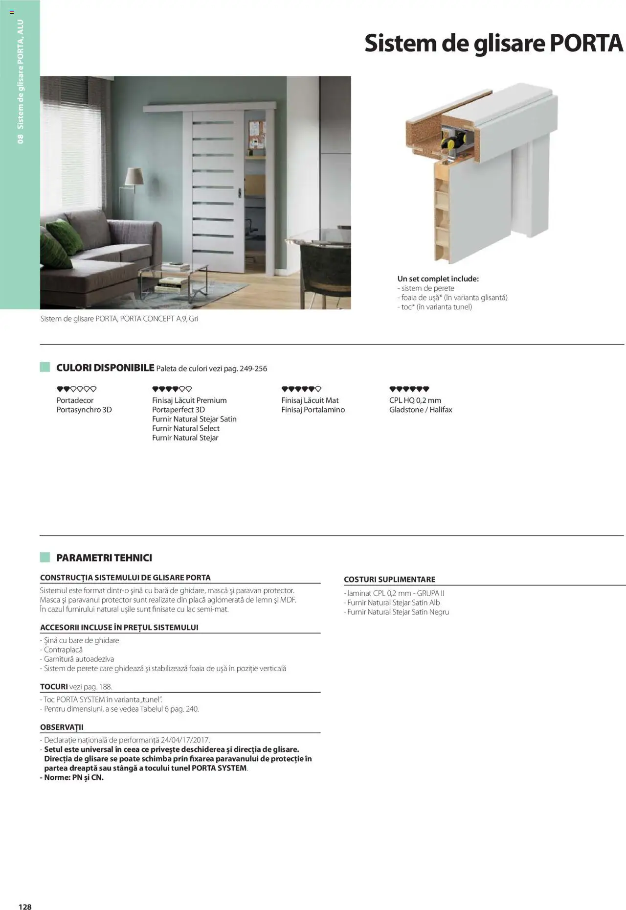 Catalog Proges – valabil de la 01.05.2025 | Pagină: 128 | Produse: Ușă