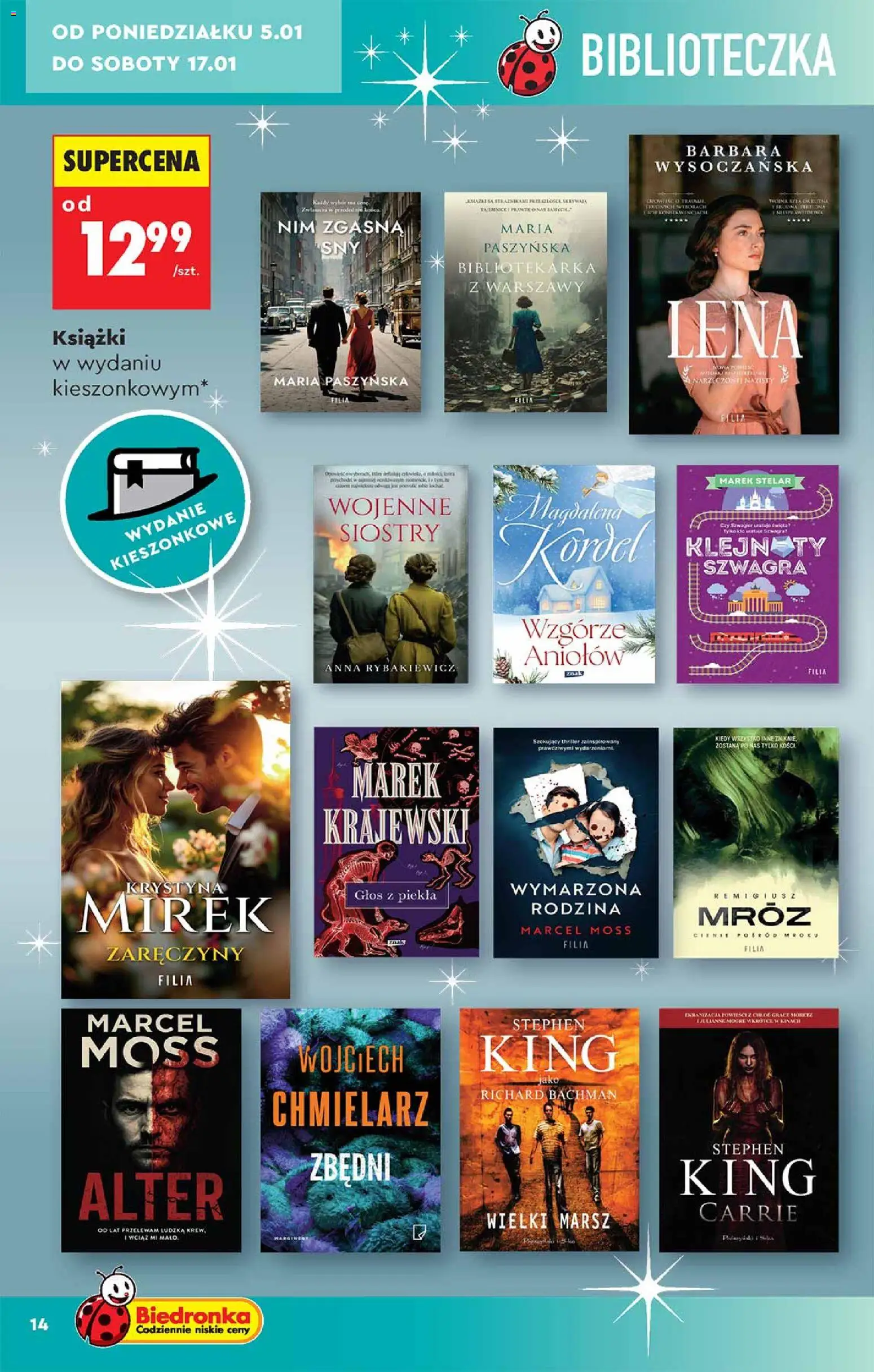 Biedronka gazetka - Hity i inspiracje od 05.01.2026 | Strona: 14 | Produkty: Książki