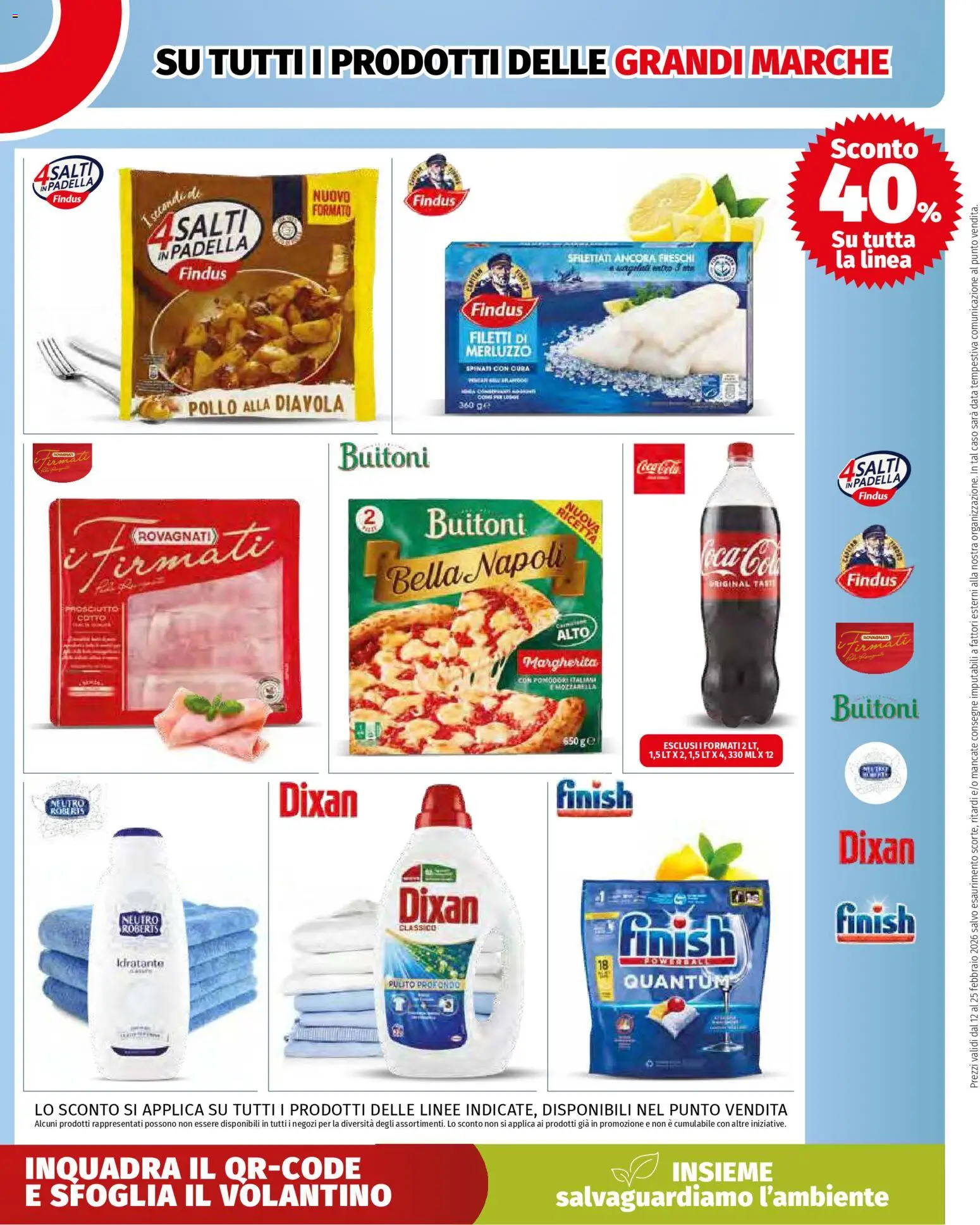 Volantino COOP del 12.02.2026 | Pagina: 3 | Prodotti: Pollo, Merluzzo, Prosciutto, Padella