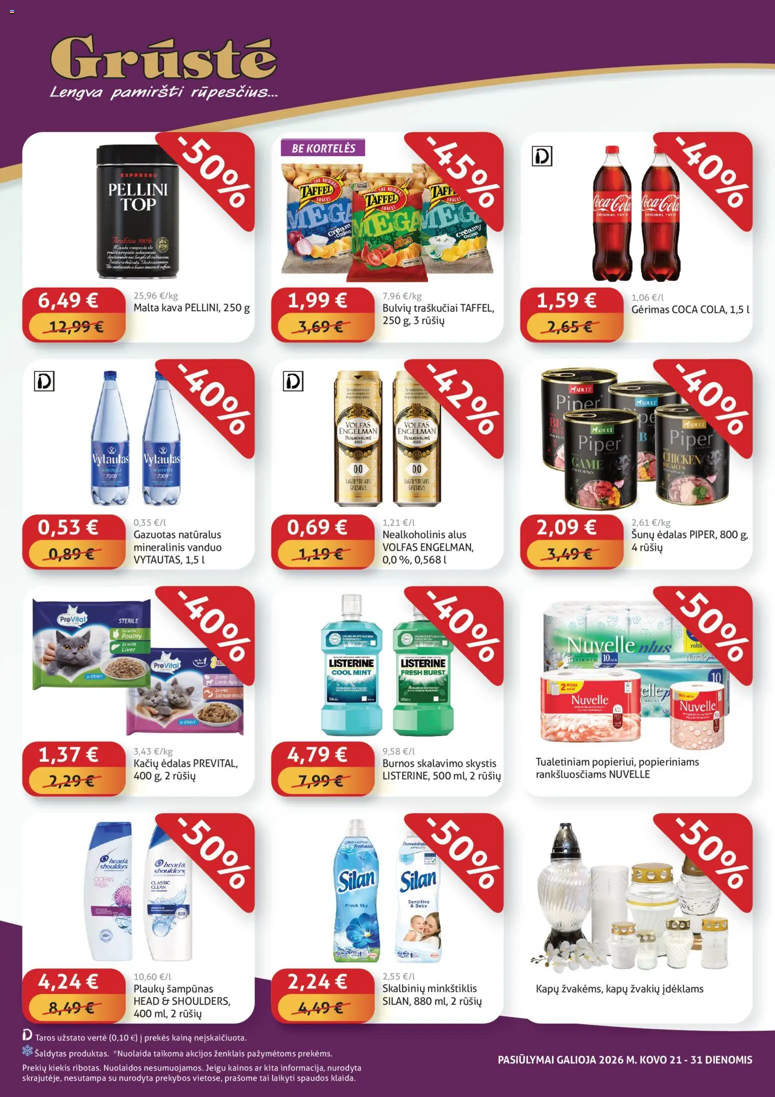 GRUSTE akcijos nuo 21.03.2026 | Puslapis: 4