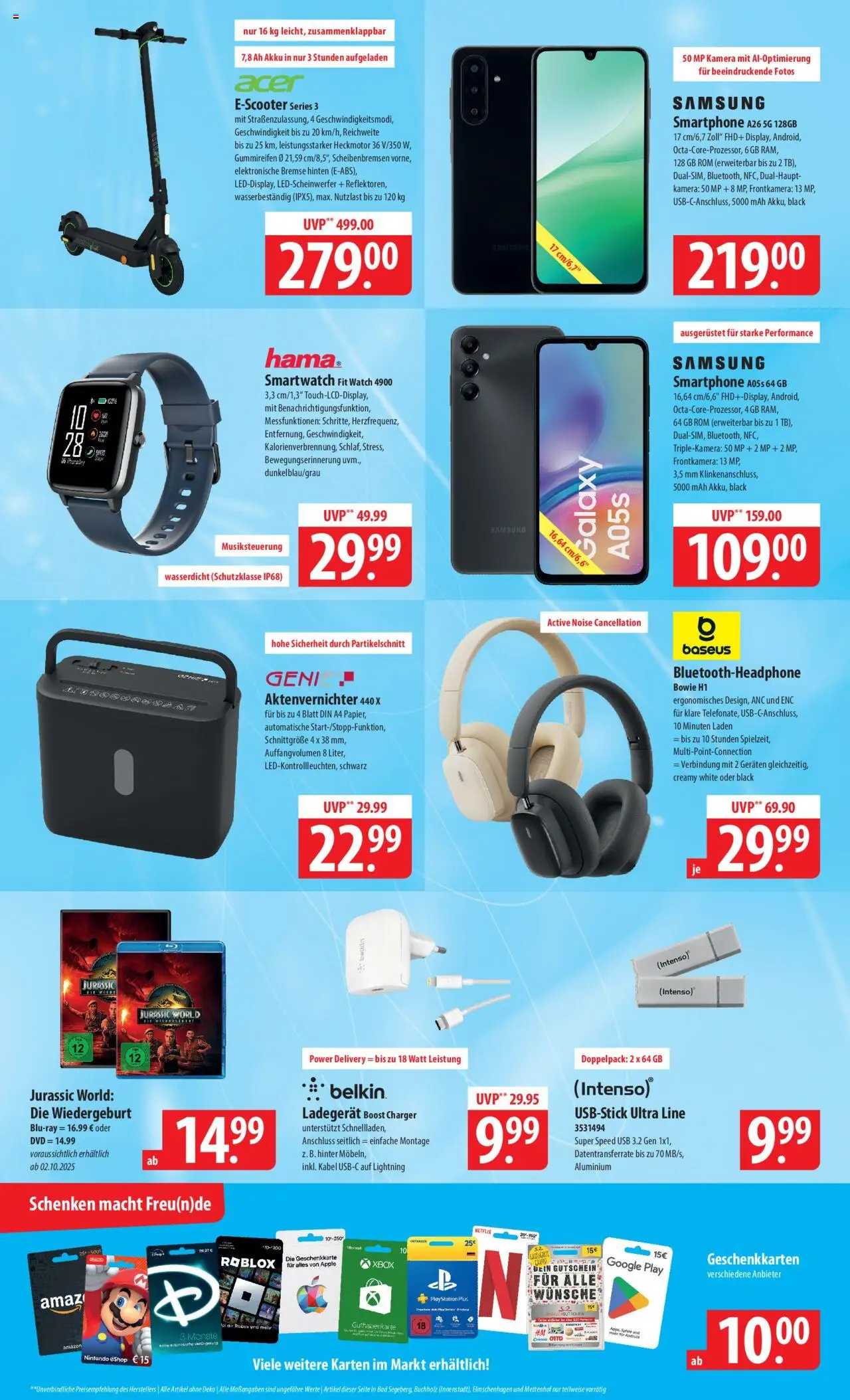 Famila Prospekt 	 – gültig ab 29.09.2025 | Seite: 19 | Produkte: Xbox, Smartwatch, Samsung, Dvd