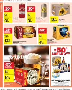 Carrefour Market - Prévisualisation de Carrefour Market catalogue semaine 8 valide à partir de 17.02.2026 | Page: 36 | Produits: Goudale, Bière blonde, Bière