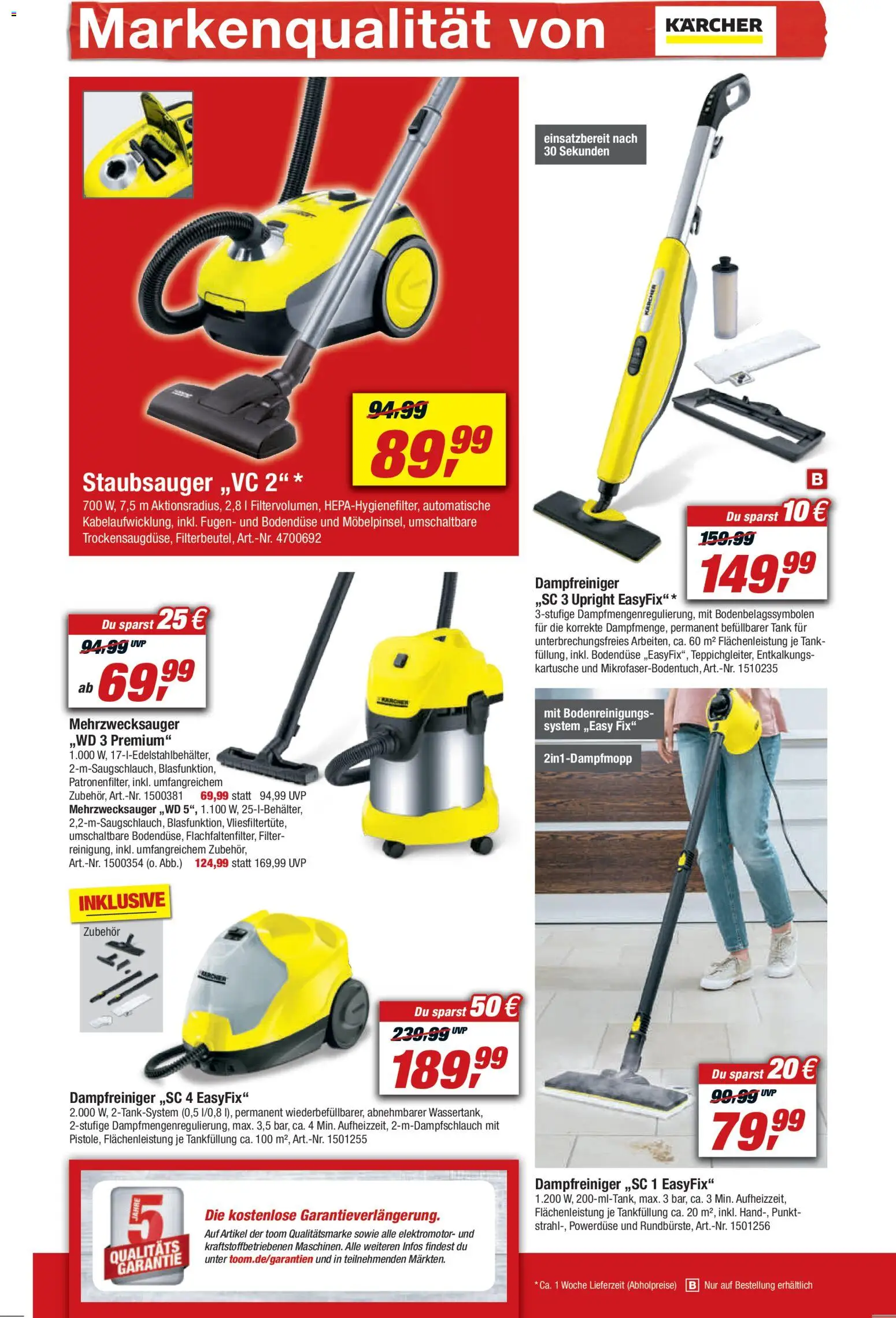 Toom Baumarkt Prospekt 	 – gültig ab 03.04.2026 | Seite: 14 | Produkte: Staubsauger